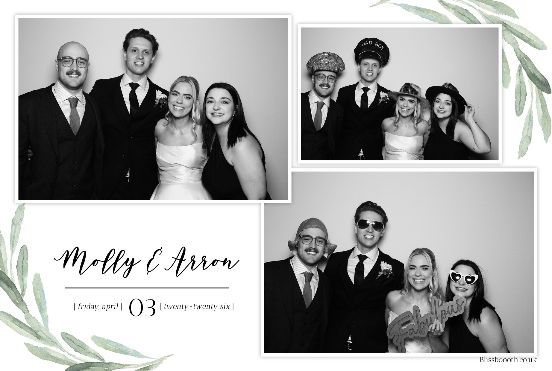Molly & Arron | View more photos from the event at gallery.blissbooth.co.uk/u/BlissBooth/Molly-Arron