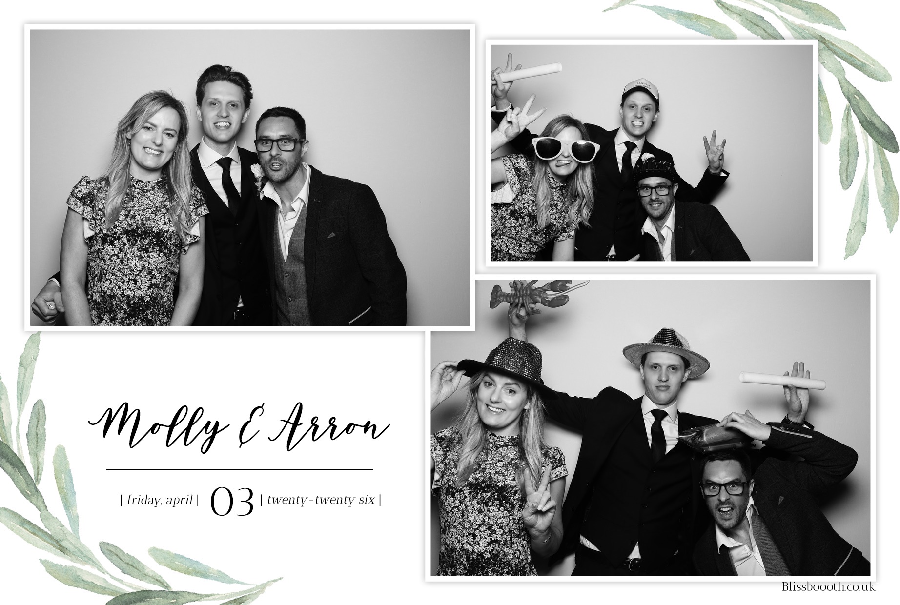 Molly & Arron | View more photos from the event at gallery.blissbooth.co.uk/u/BlissBooth/Molly-Arron