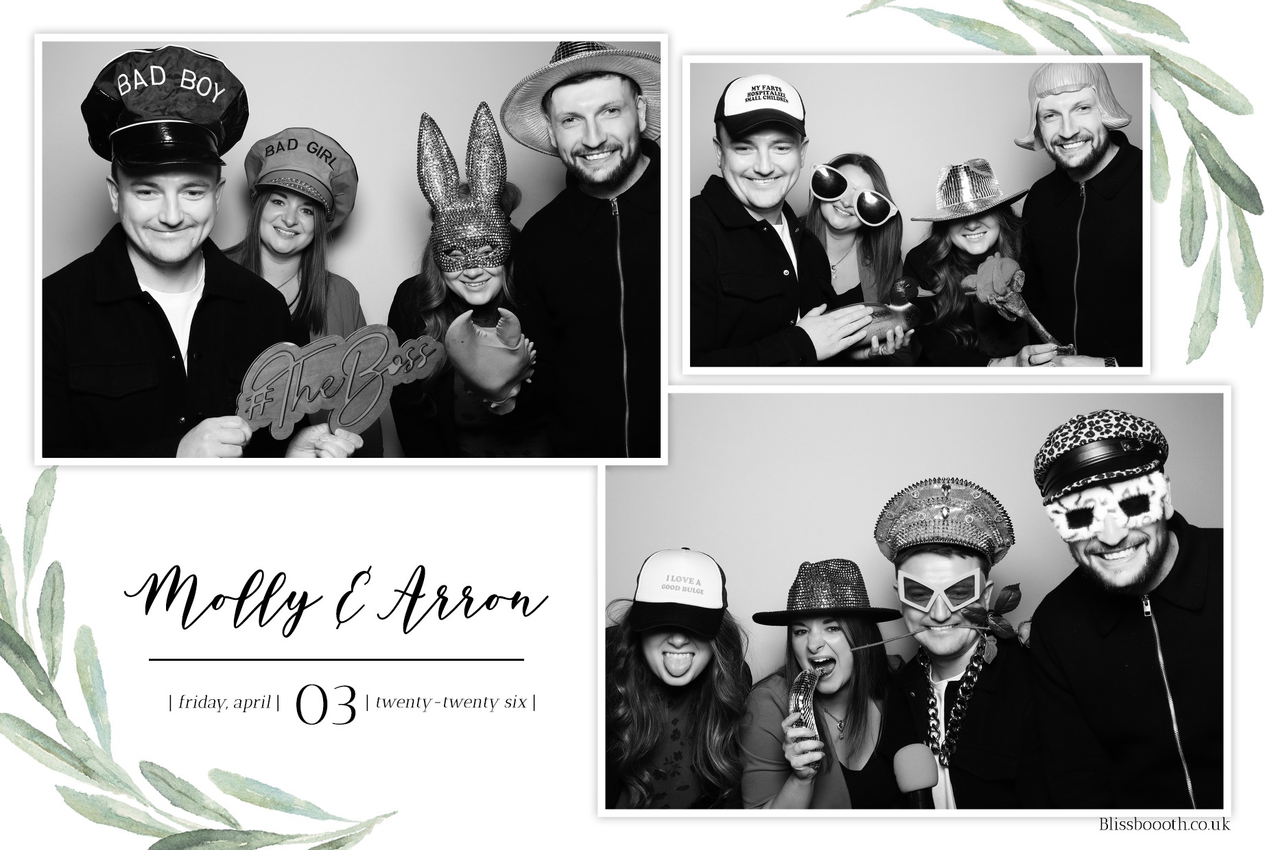 Molly & Arron | View more photos from the event at gallery.blissbooth.co.uk/u/BlissBooth/Molly-Arron