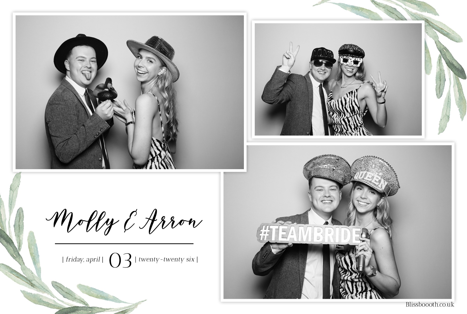 Molly & Arron | View more photos from the event at gallery.blissbooth.co.uk/u/BlissBooth/Molly-Arron