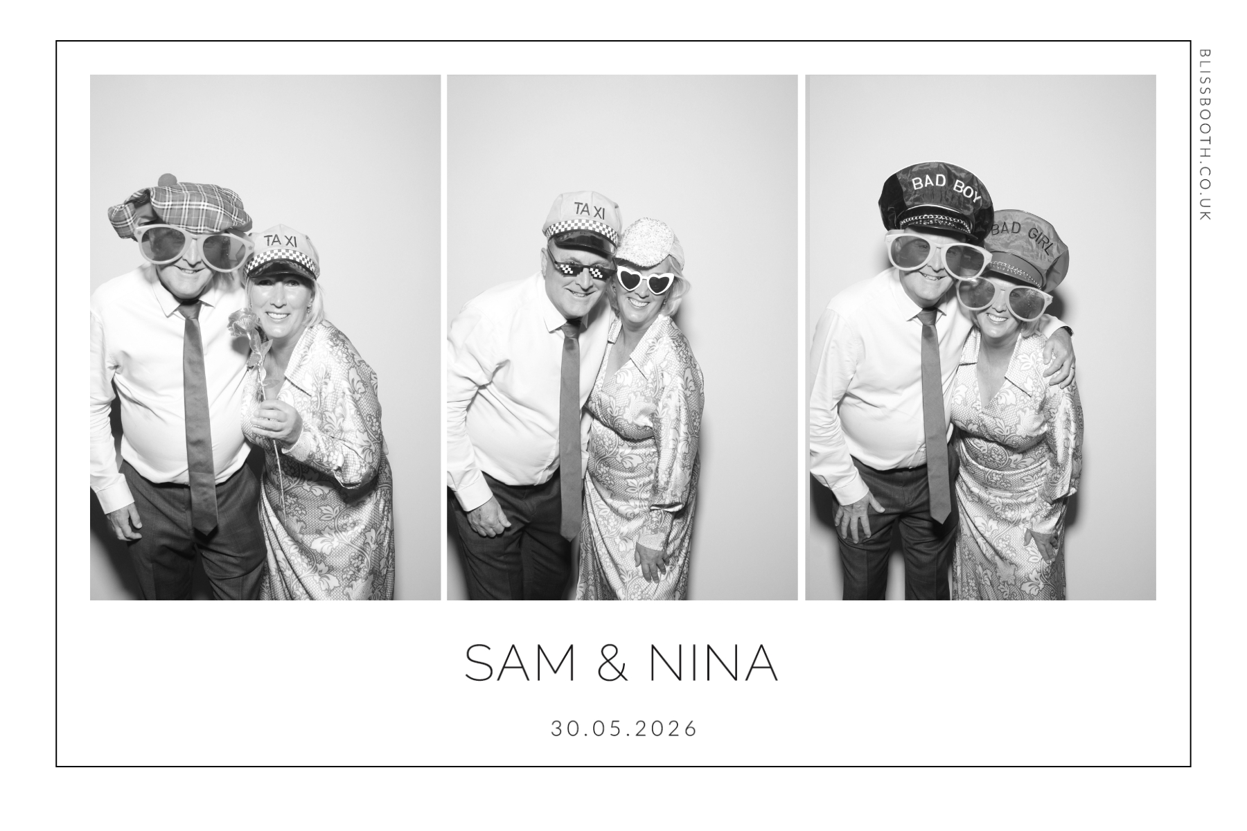 Sam and Nina | View more photos from the event at gallery.blissbooth.co.uk/u/BlissBooth/Sam-and-Nina