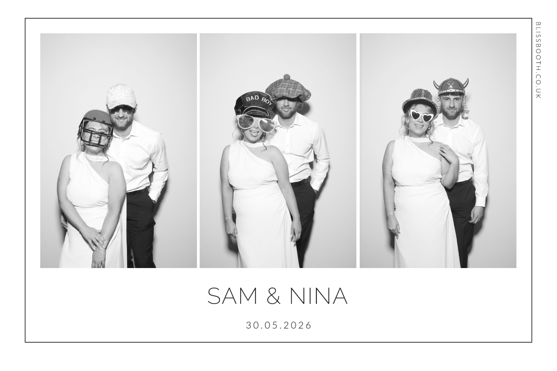 Sam and Nina | View more photos from the event at gallery.blissbooth.co.uk/u/BlissBooth/Sam-and-Nina