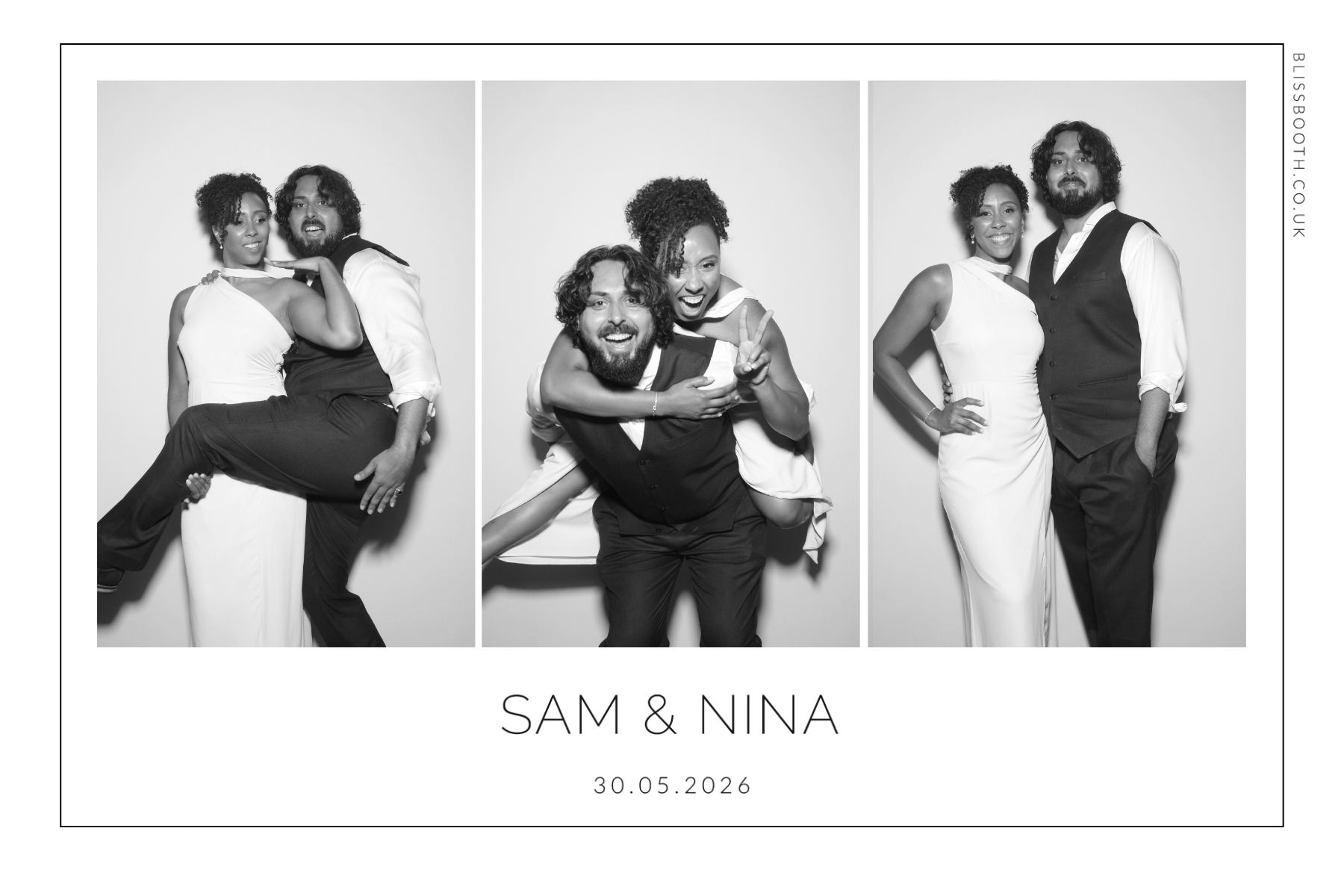 Sam and Nina | View more photos from the event at gallery.blissbooth.co.uk/u/BlissBooth/Sam-and-Nina
