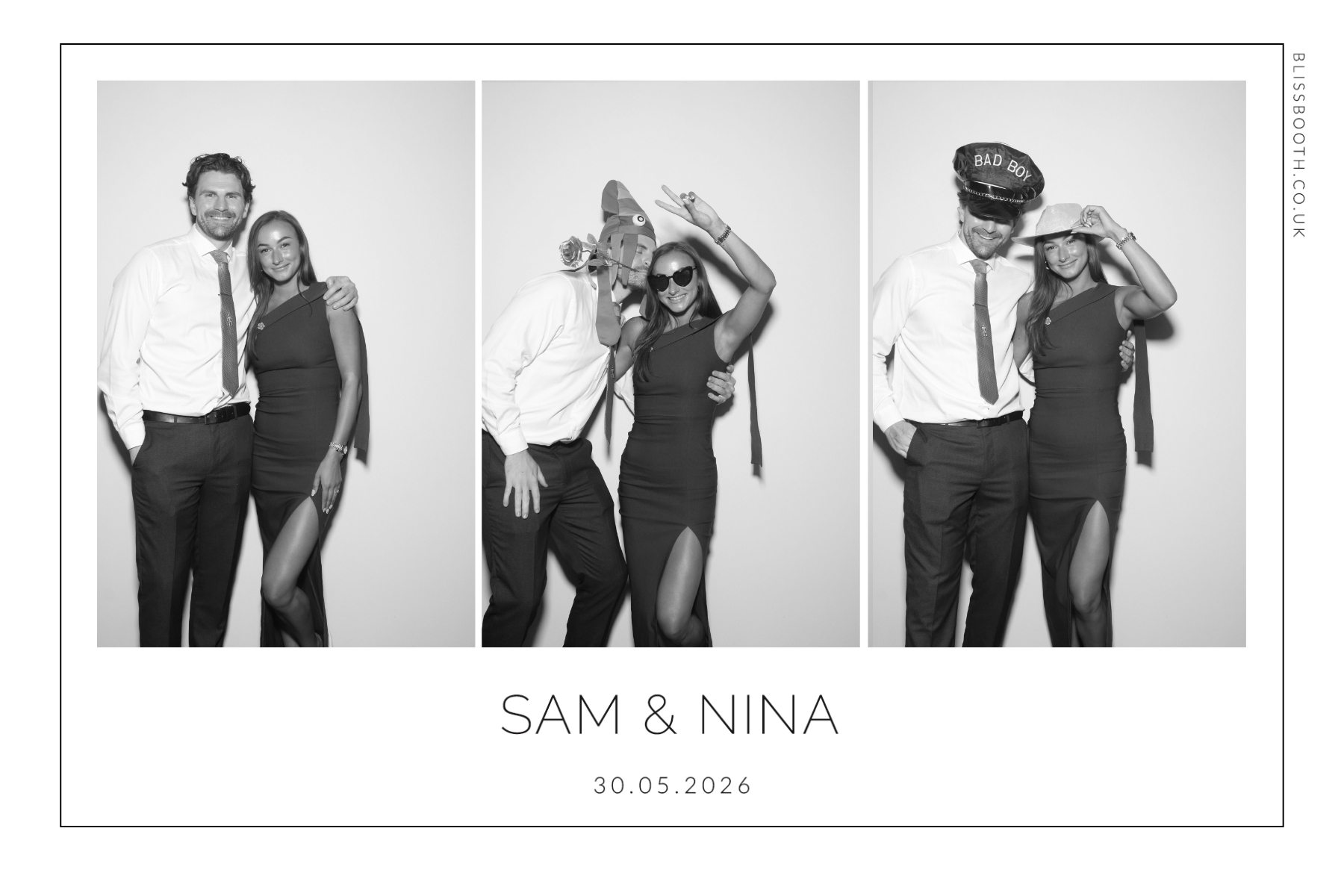 Sam and Nina | View more photos from the event at gallery.blissbooth.co.uk/u/BlissBooth/Sam-and-Nina