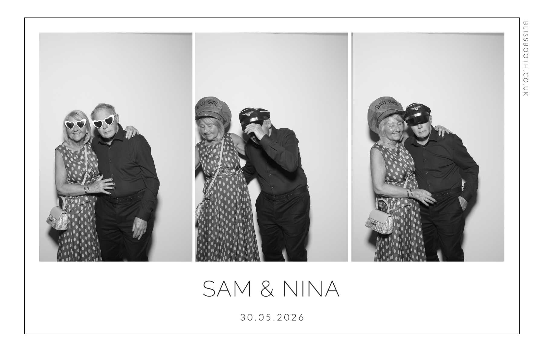 Sam and Nina | View more photos from the event at gallery.blissbooth.co.uk/u/BlissBooth/Sam-and-Nina