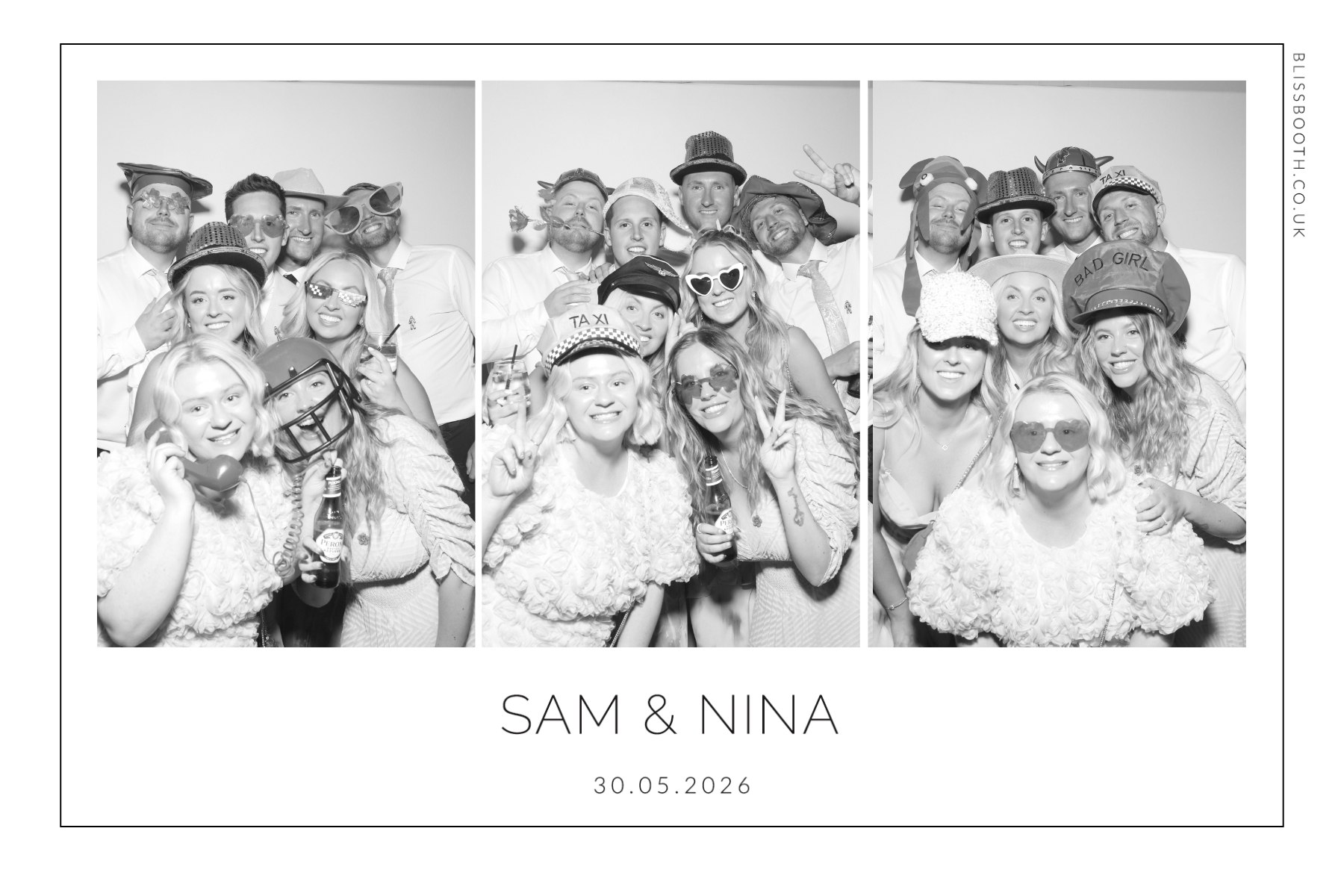 Sam and Nina | View more photos from the event at gallery.blissbooth.co.uk/u/BlissBooth/Sam-and-Nina