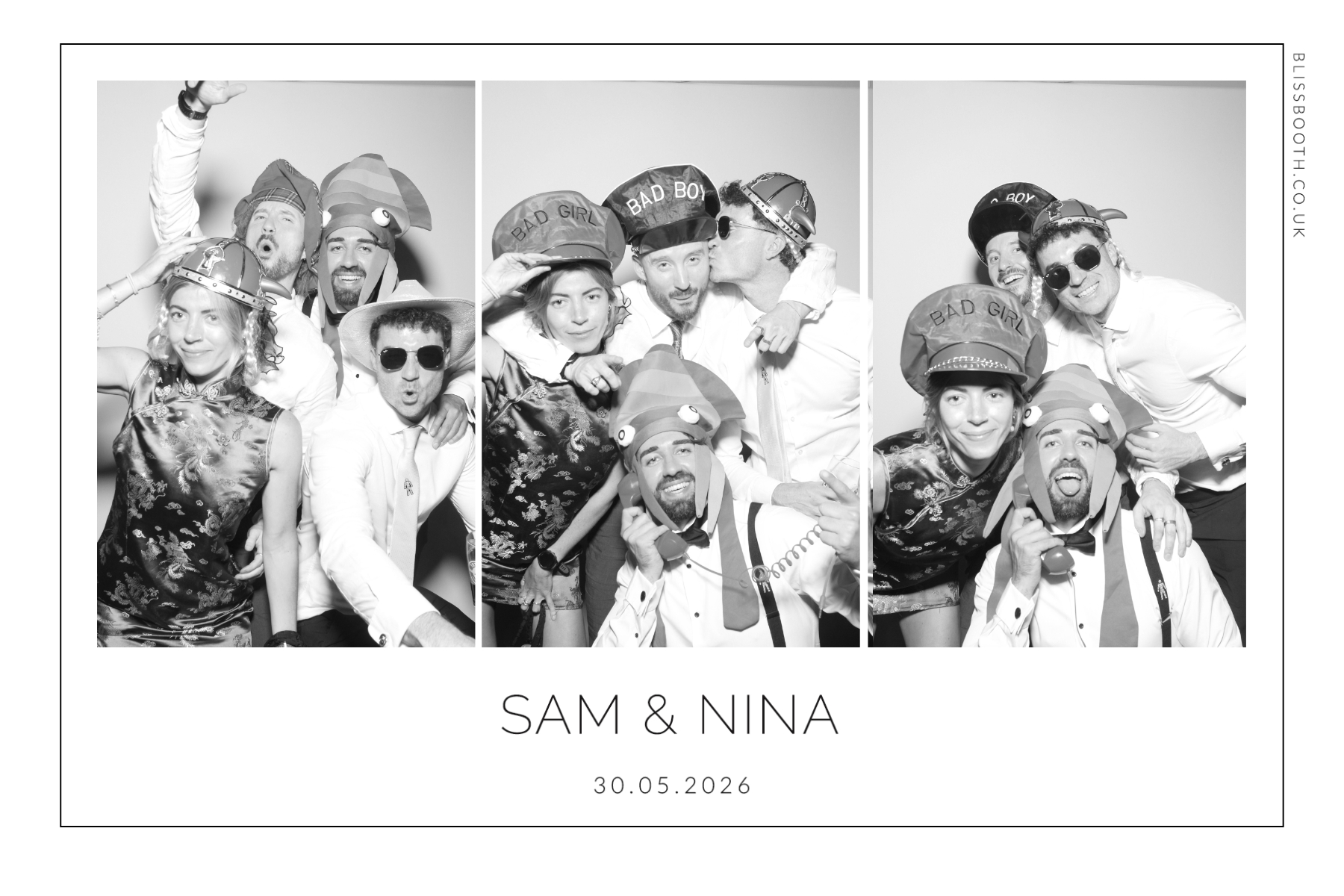 Sam and Nina | View more photos from the event at gallery.blissbooth.co.uk/u/BlissBooth/Sam-and-Nina