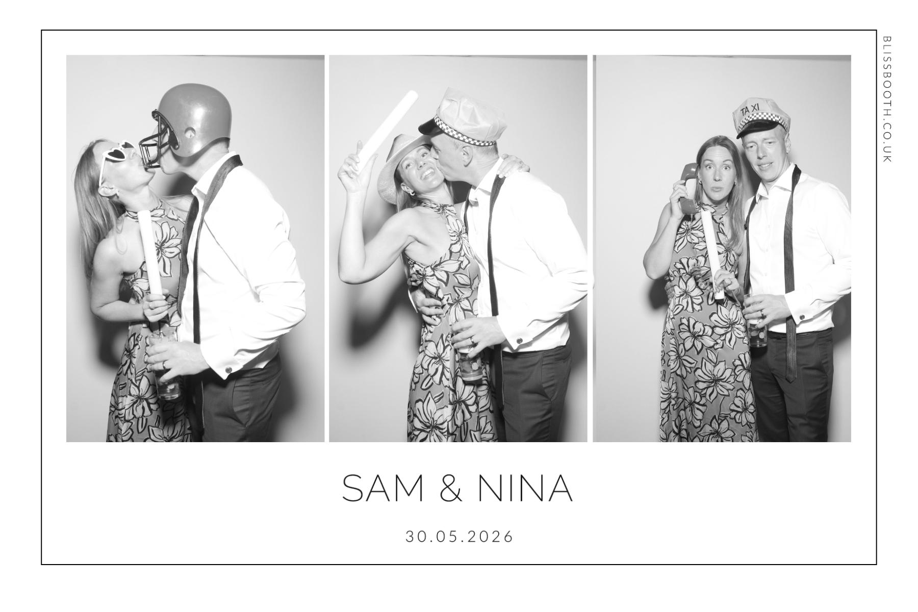 Sam and Nina | View more photos from the event at gallery.blissbooth.co.uk/u/BlissBooth/Sam-and-Nina