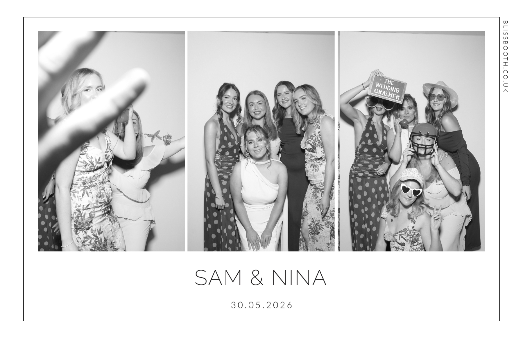 Sam and Nina | View more photos from the event at gallery.blissbooth.co.uk/u/BlissBooth/Sam-and-Nina