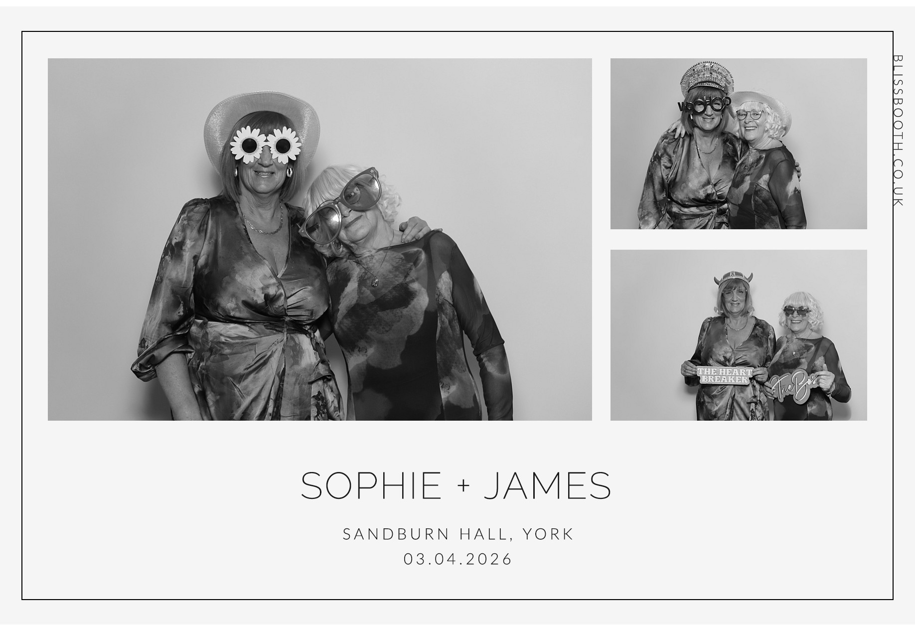 Sohpie amd James | View more photos from the event at gallery.blissbooth.co.uk/u/BlissBooth/Sohpie-amd-James