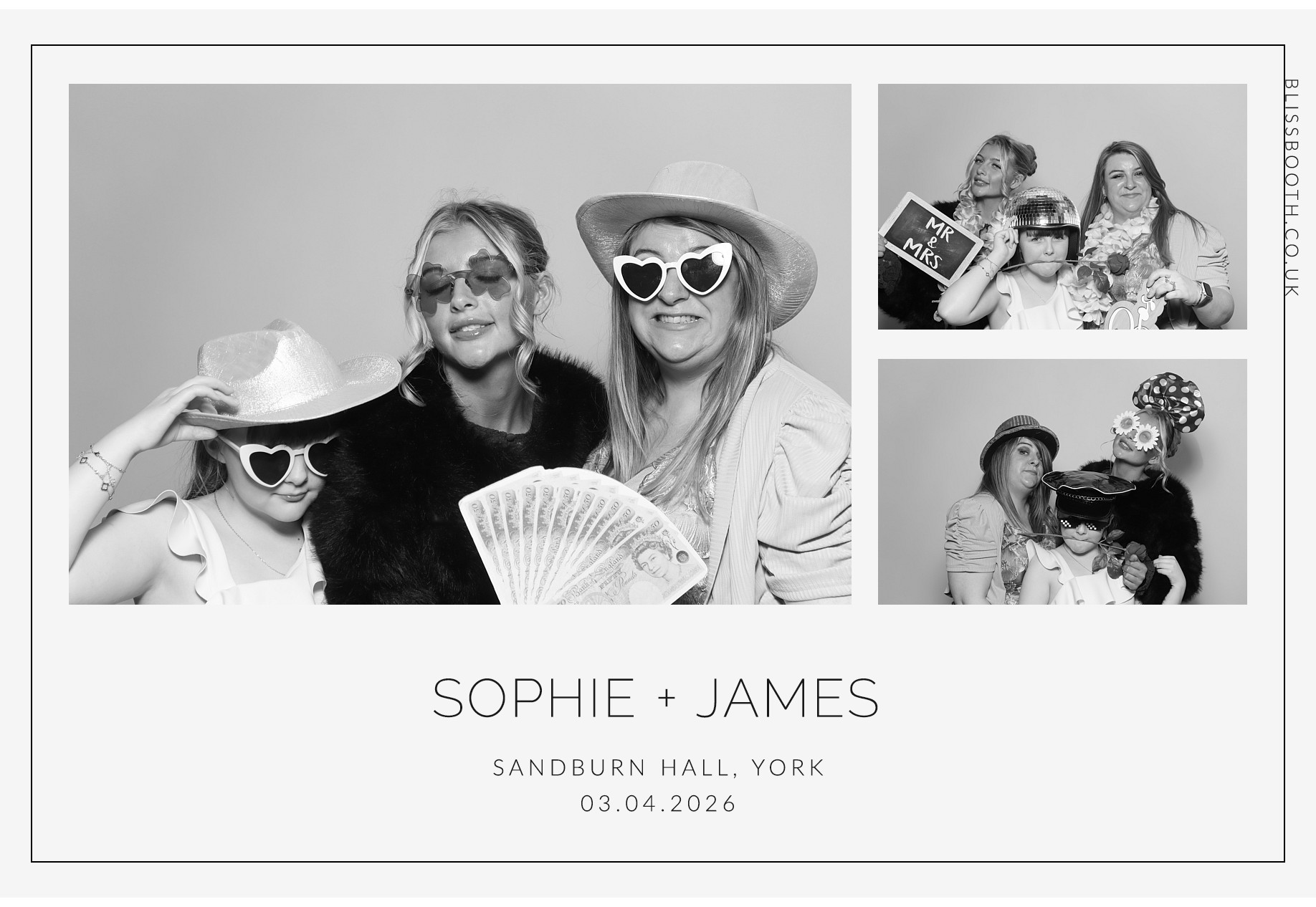 Sohpie amd James | View more photos from the event at gallery.blissbooth.co.uk/u/BlissBooth/Sohpie-amd-James