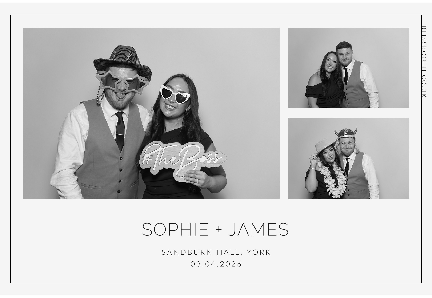 Sohpie amd James | View more photos from the event at gallery.blissbooth.co.uk/u/BlissBooth/Sohpie-amd-James