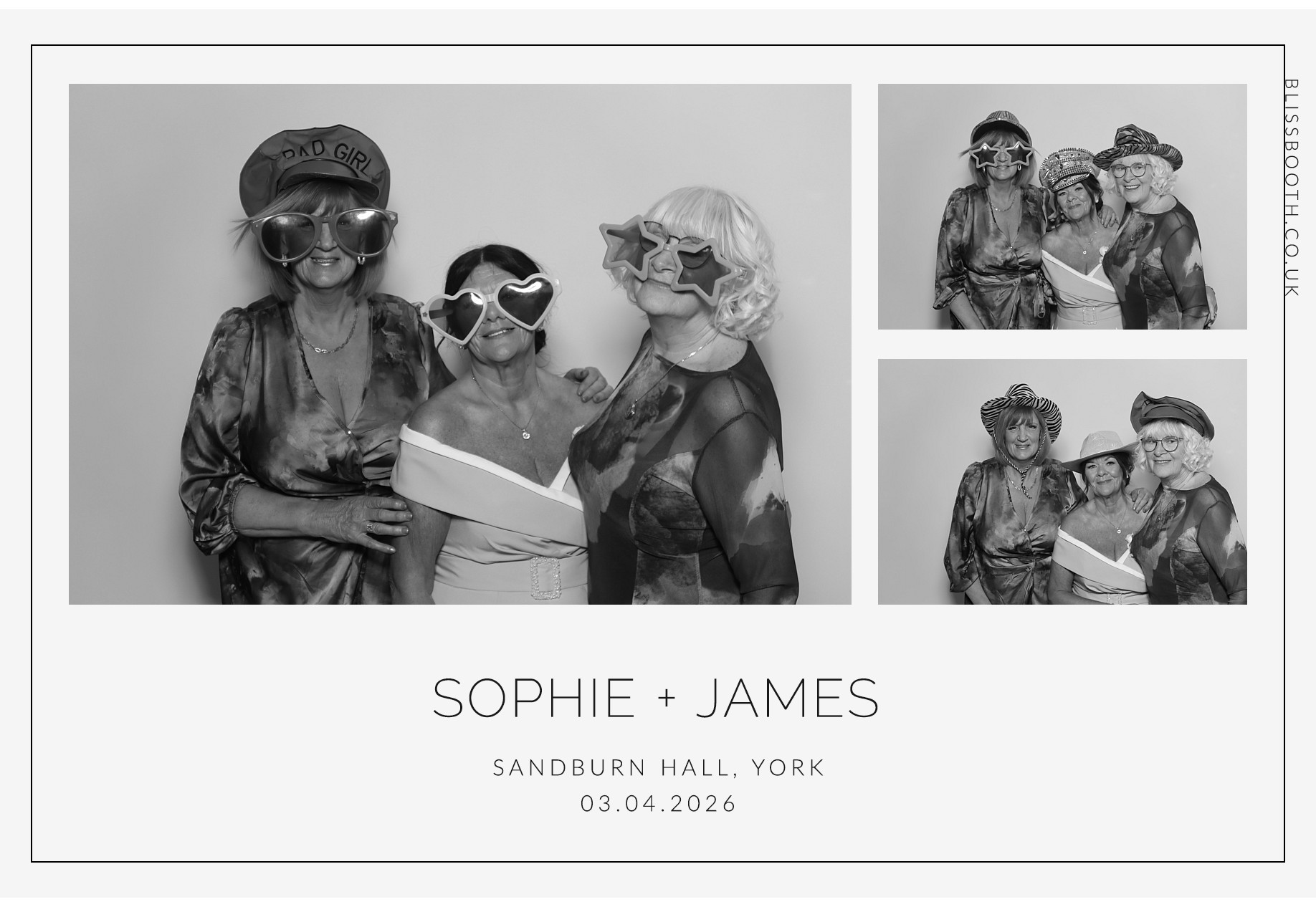 Sohpie amd James | View more photos from the event at gallery.blissbooth.co.uk/u/BlissBooth/Sohpie-amd-James
