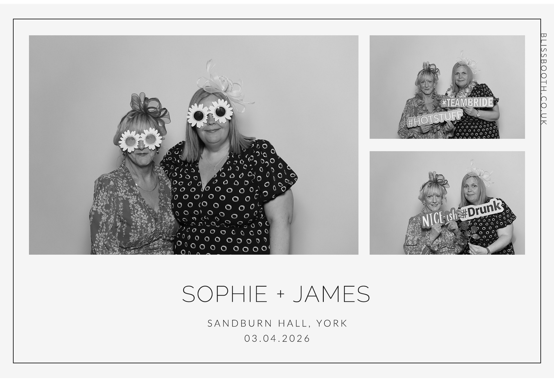 Sohpie amd James | View more photos from the event at gallery.blissbooth.co.uk/u/BlissBooth/Sohpie-amd-James