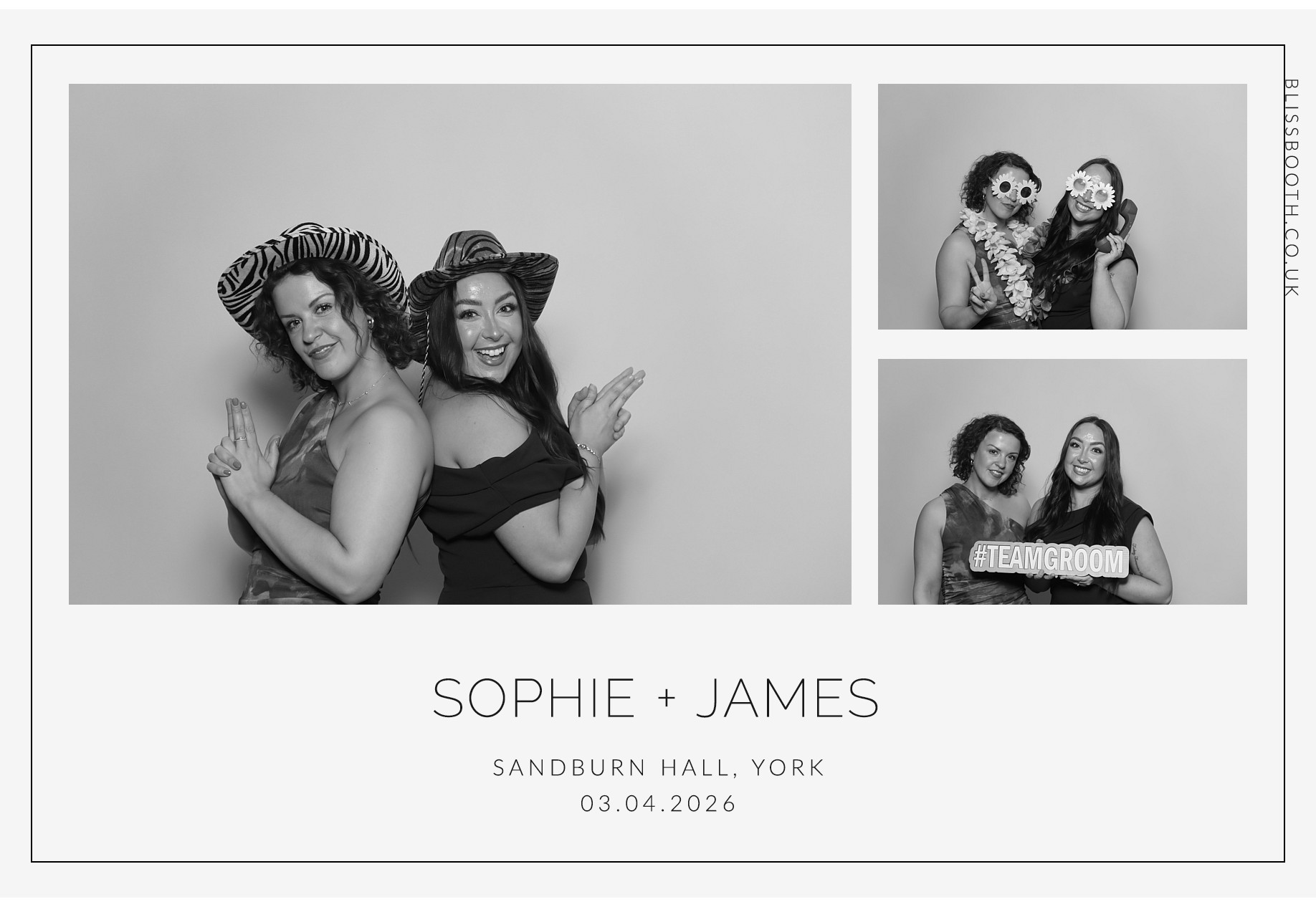 Sohpie amd James | View more photos from the event at gallery.blissbooth.co.uk/u/BlissBooth/Sohpie-amd-James