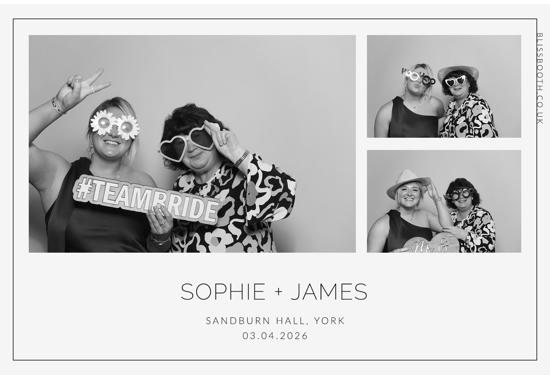 Sohpie amd James | View more photos from the event at gallery.blissbooth.co.uk/u/BlissBooth/Sohpie-amd-James