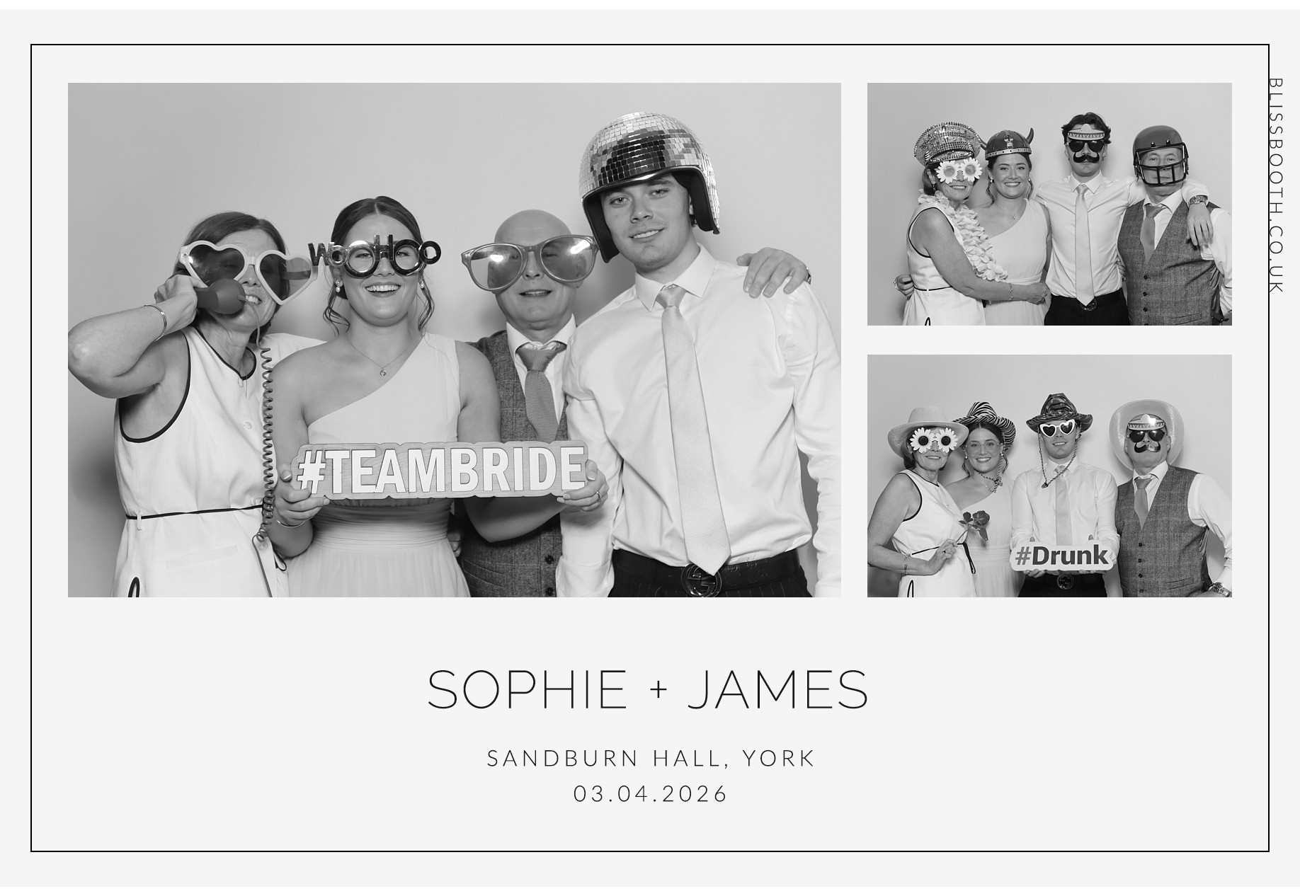 Sohpie amd James | View more photos from the event at gallery.blissbooth.co.uk/u/BlissBooth/Sohpie-amd-James