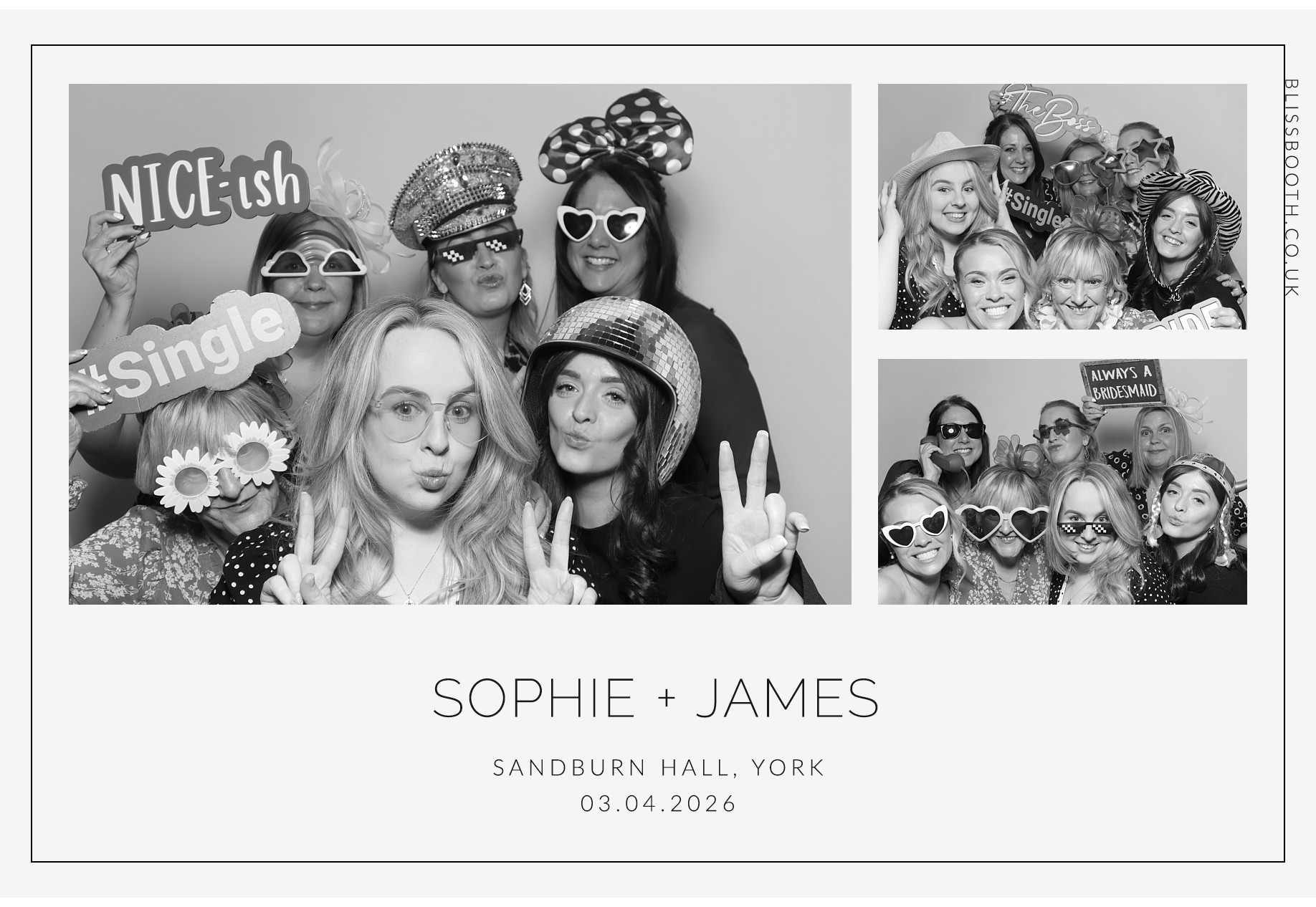 Sohpie amd James | View more photos from the event at gallery.blissbooth.co.uk/u/BlissBooth/Sohpie-amd-James