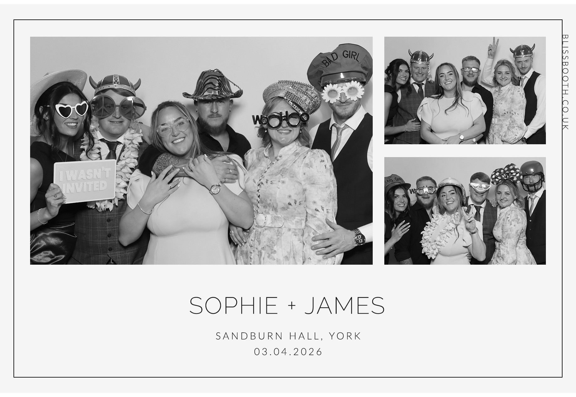 Sohpie amd James | View more photos from the event at gallery.blissbooth.co.uk/u/BlissBooth/Sohpie-amd-James