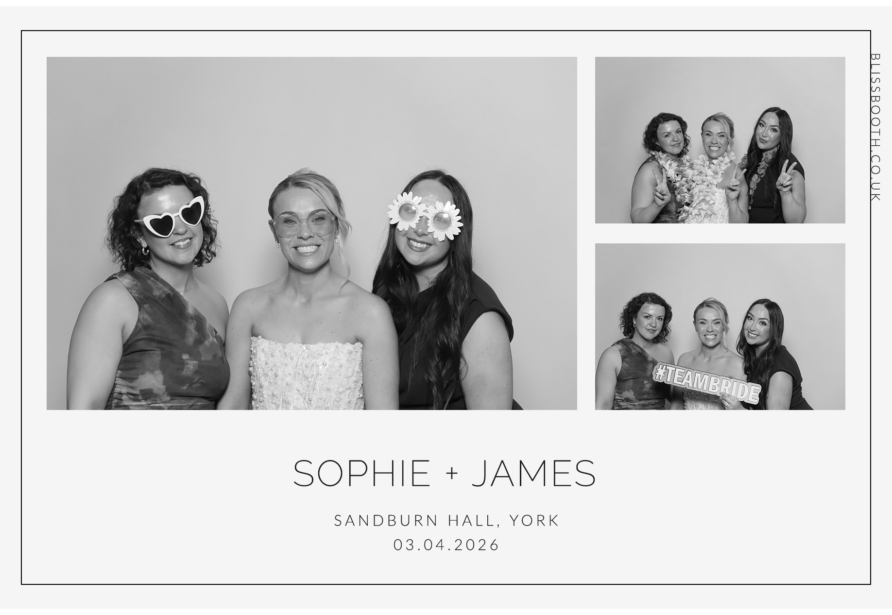 Sohpie amd James | View more photos from the event at gallery.blissbooth.co.uk/u/BlissBooth/Sohpie-amd-James