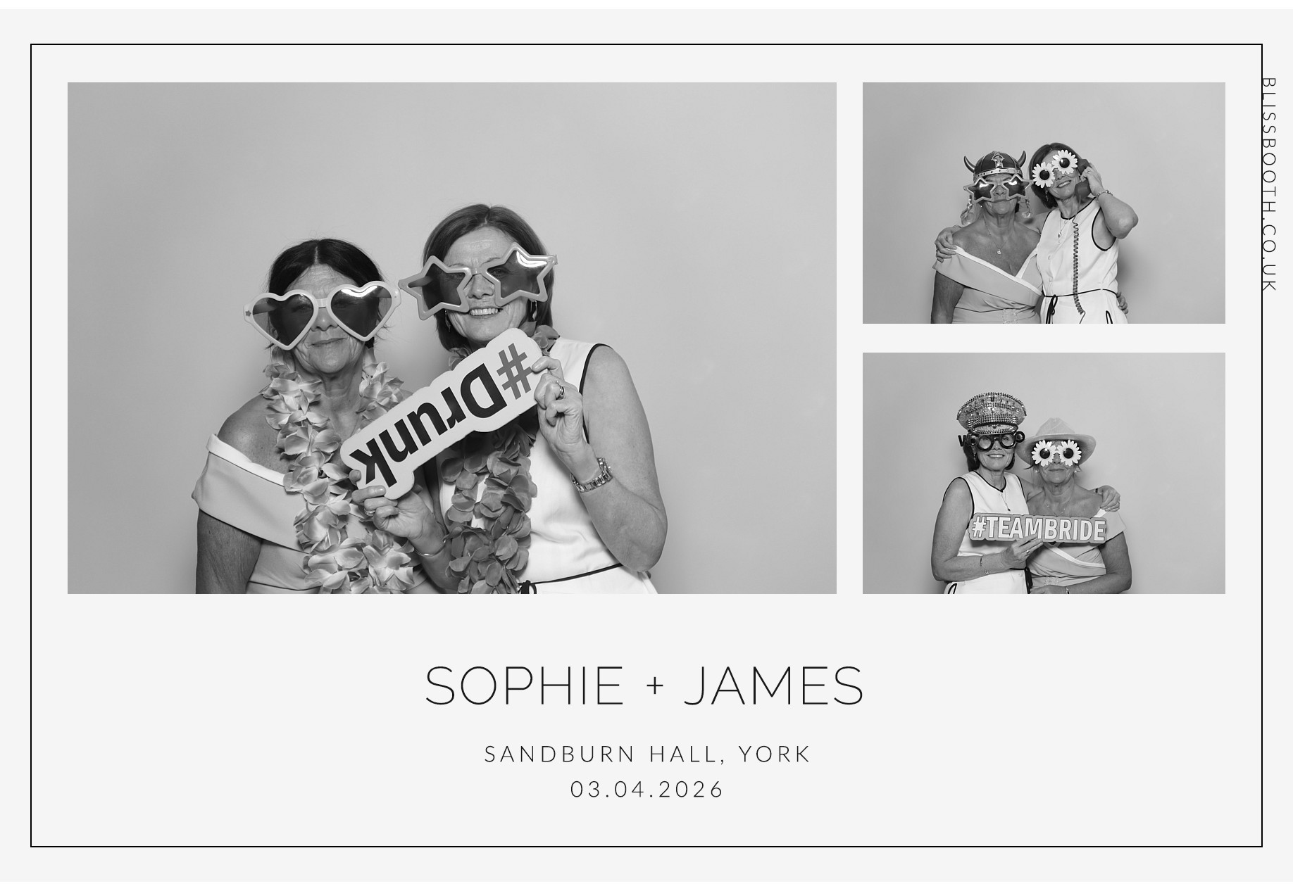 Sohpie amd James | View more photos from the event at gallery.blissbooth.co.uk/u/BlissBooth/Sohpie-amd-James