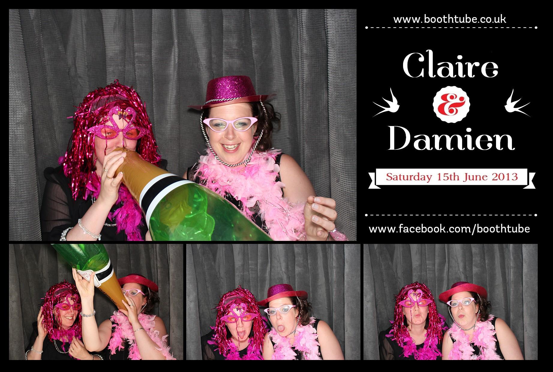 Claire & Damien | View more photos from the event at gallery.boothtube.co.uk/u/BoothtubeLtd/Claire-Damien