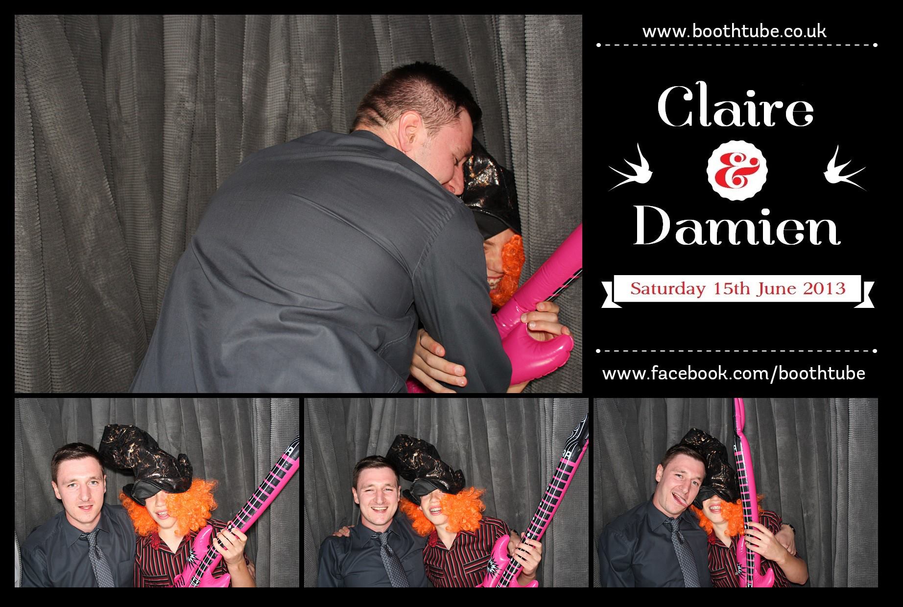 Claire & Damien | View more photos from the event at gallery.boothtube.co.uk/u/BoothtubeLtd/Claire-Damien