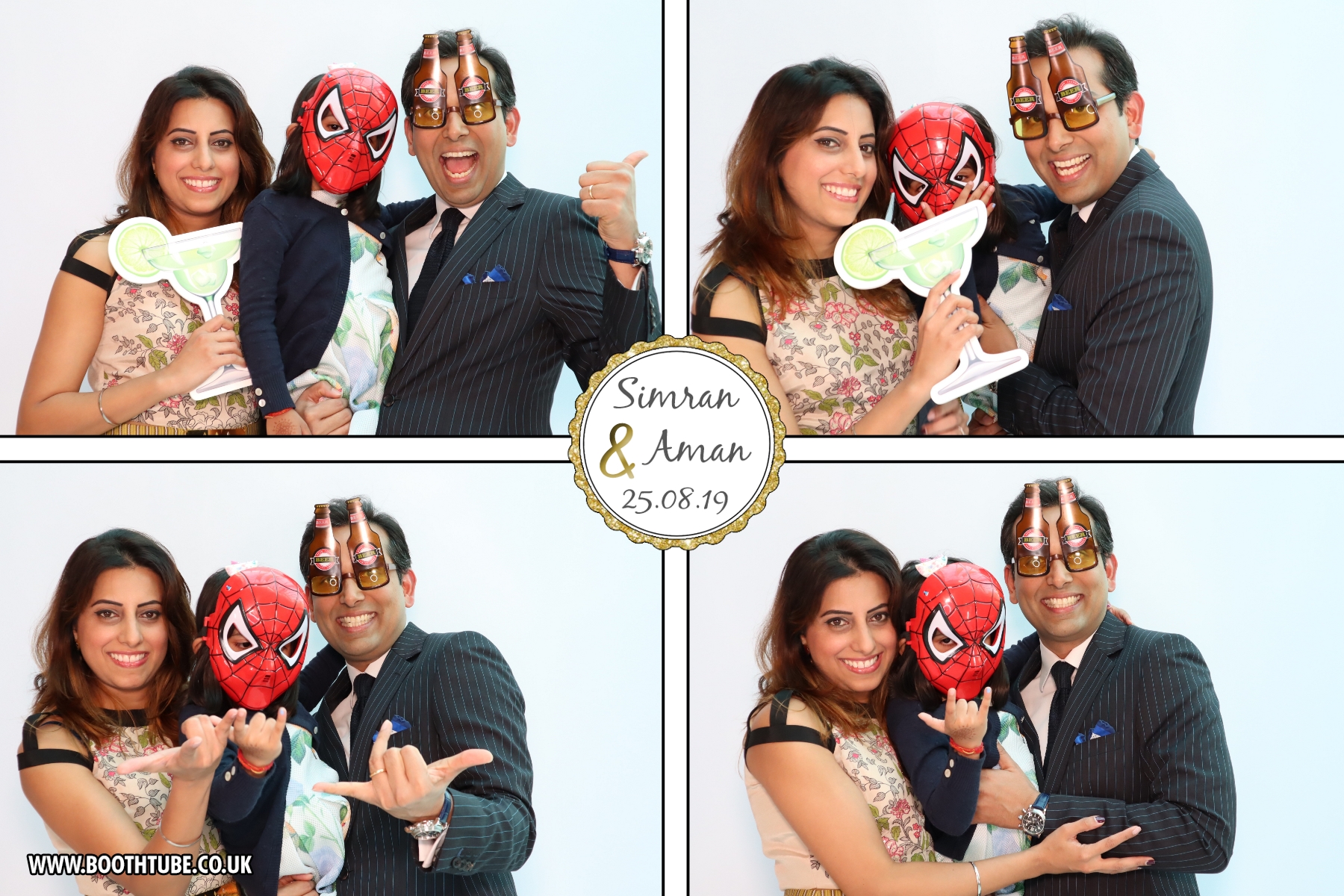 Simran & Aman | View more photos from the event at gallery.boothtube.co.uk/u/BoothtubeLtd/Simran-Aman