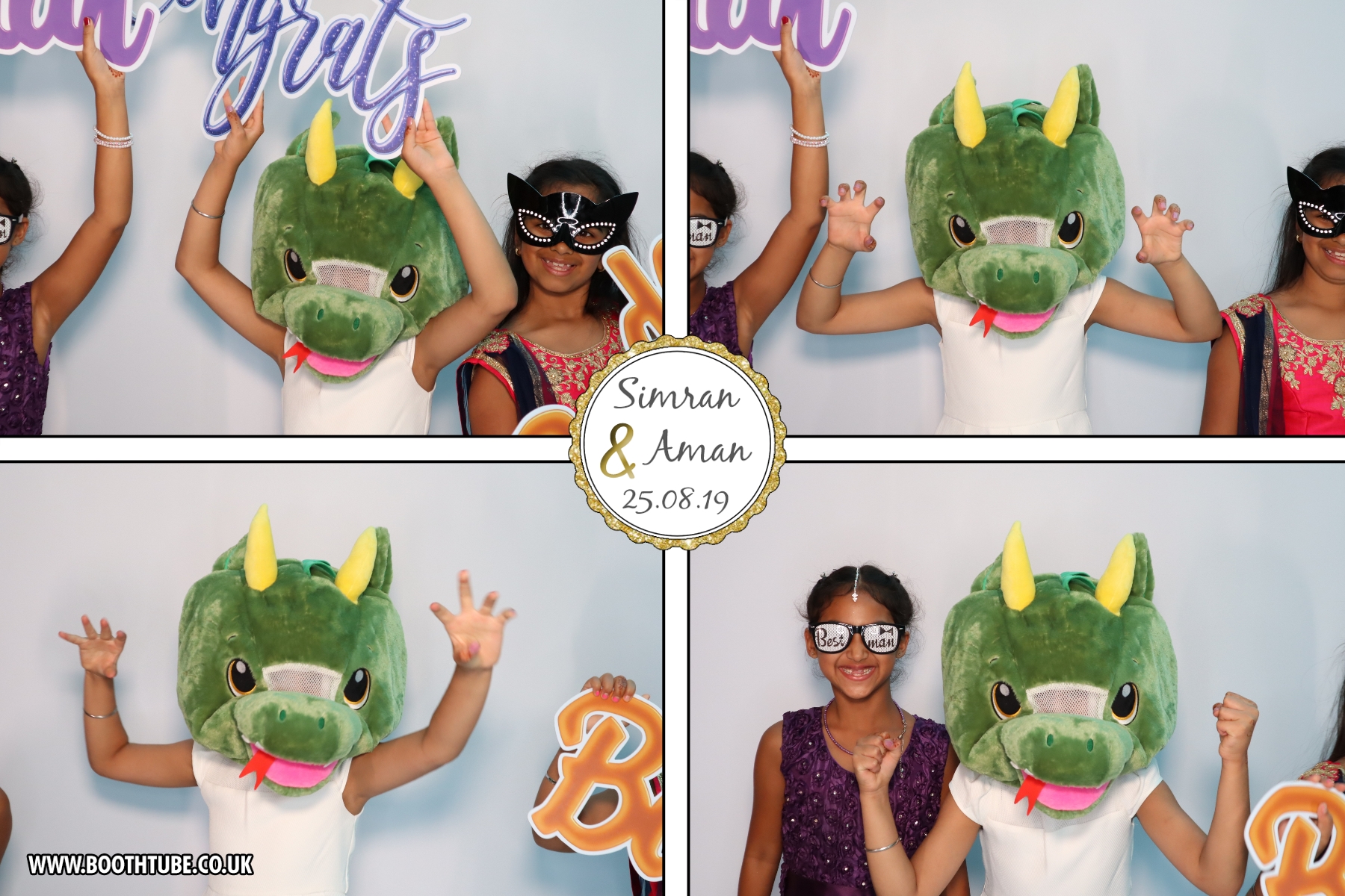 Simran & Aman | View more photos from the event at gallery.boothtube.co.uk/u/BoothtubeLtd/Simran-Aman