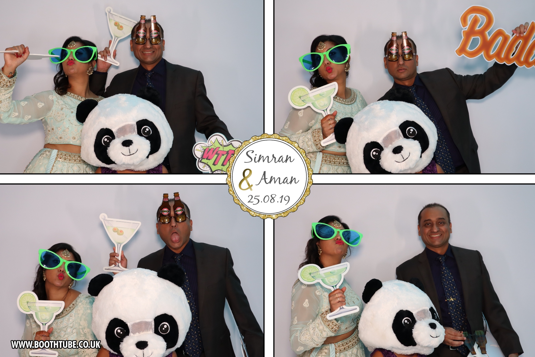 Simran & Aman | View more photos from the event at gallery.boothtube.co.uk/u/BoothtubeLtd/Simran-Aman