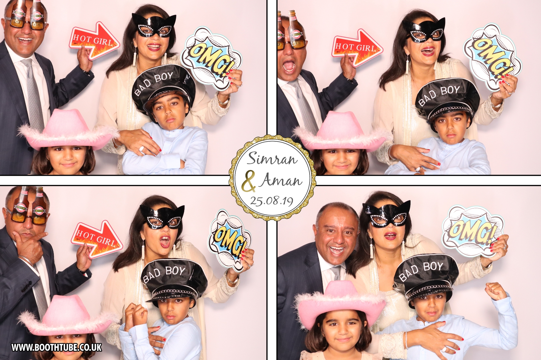 Simran & Aman | View more photos from the event at gallery.boothtube.co.uk/u/BoothtubeLtd/Simran-Aman