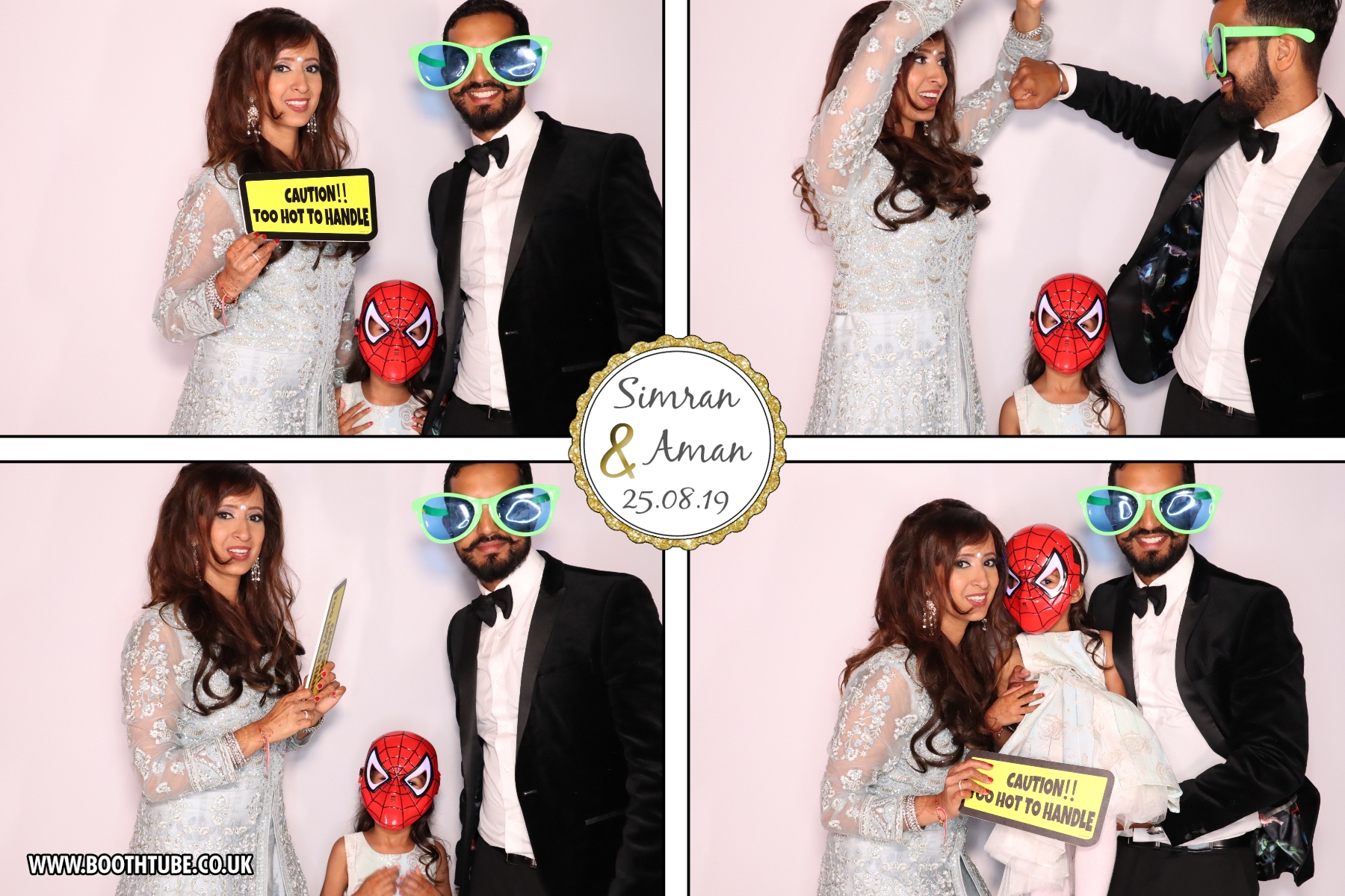 Simran & Aman | View more photos from the event at gallery.boothtube.co.uk/u/BoothtubeLtd/Simran-Aman