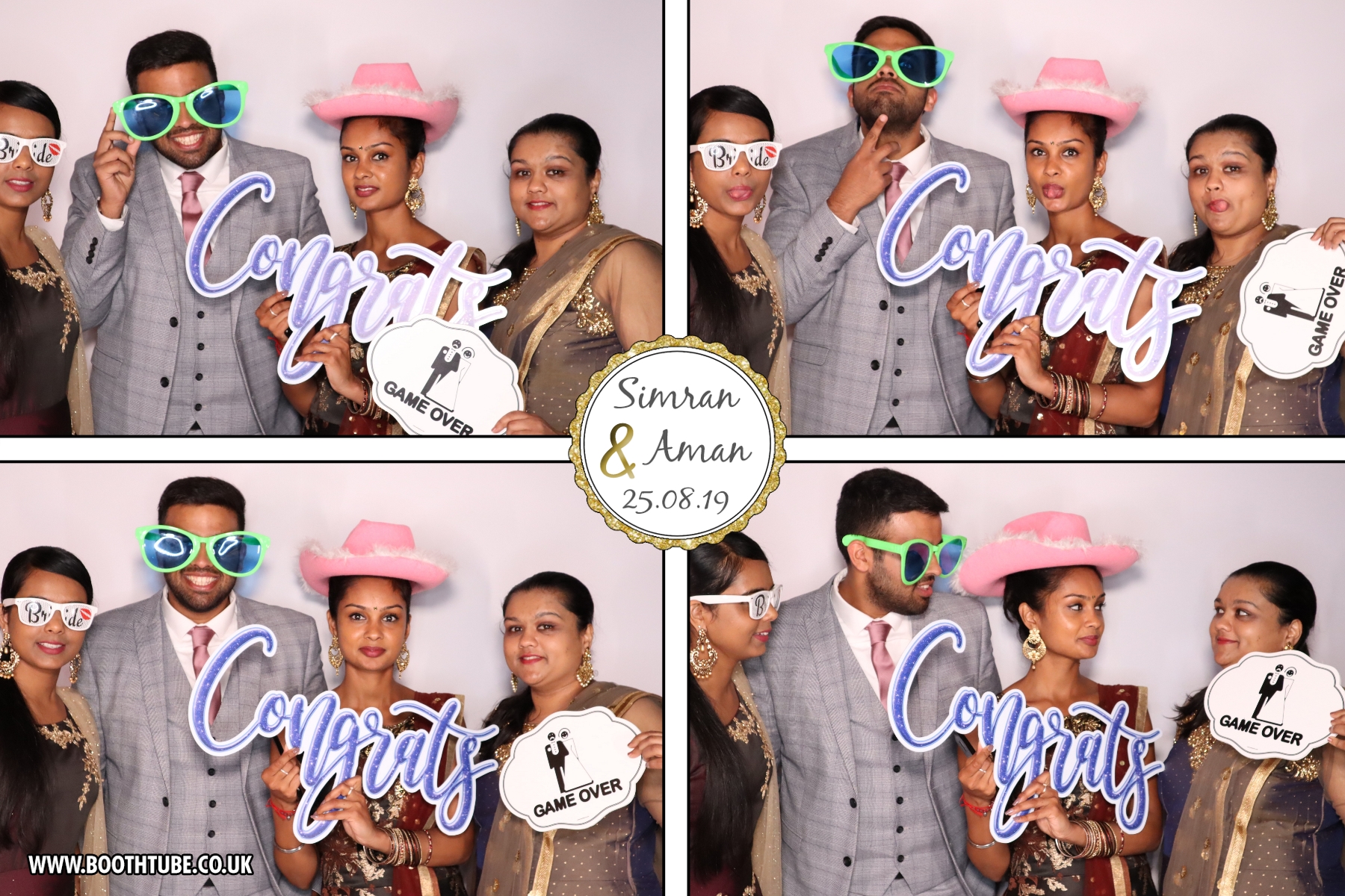 Simran & Aman | View more photos from the event at gallery.boothtube.co.uk/u/BoothtubeLtd/Simran-Aman