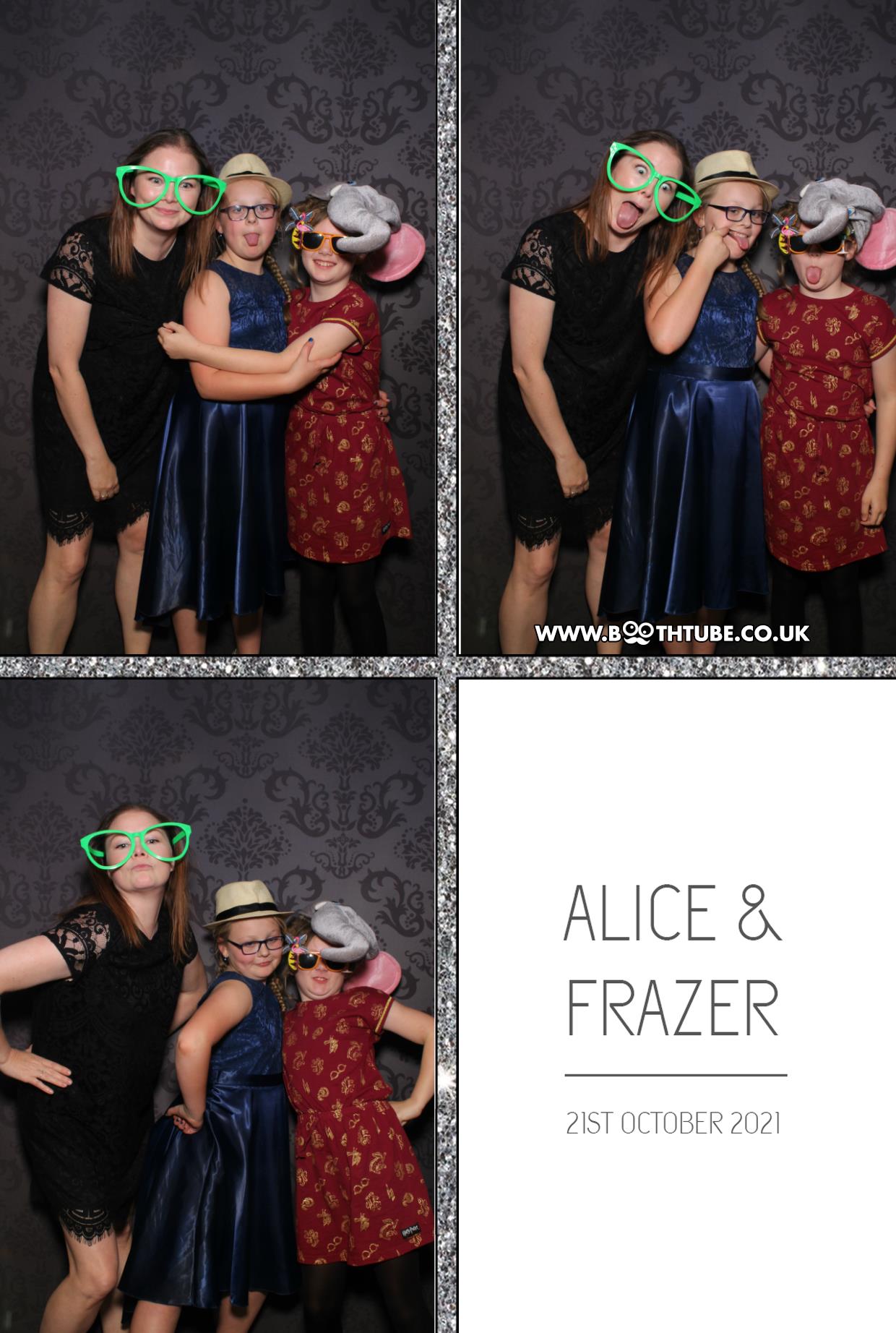 Alice and Frazer | View more photos from the event at gallery.boothtube.co.uk/u/BoothtubeLtd/Alice-and-Frazer