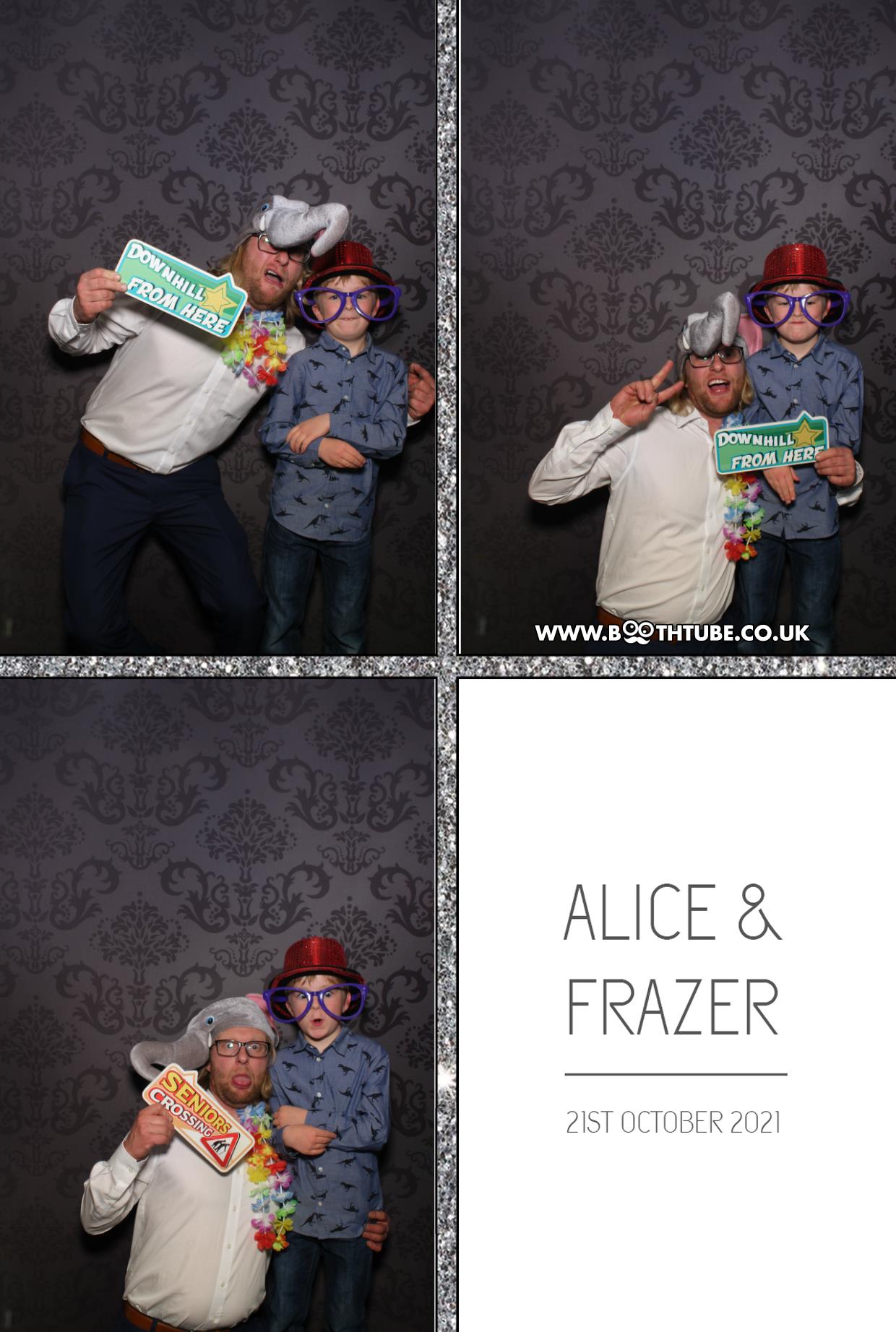Alice and Frazer | View more photos from the event at gallery.boothtube.co.uk/u/BoothtubeLtd/Alice-and-Frazer