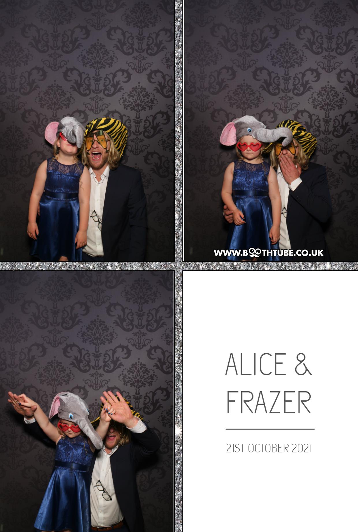 Alice and Frazer | View more photos from the event at gallery.boothtube.co.uk/u/BoothtubeLtd/Alice-and-Frazer