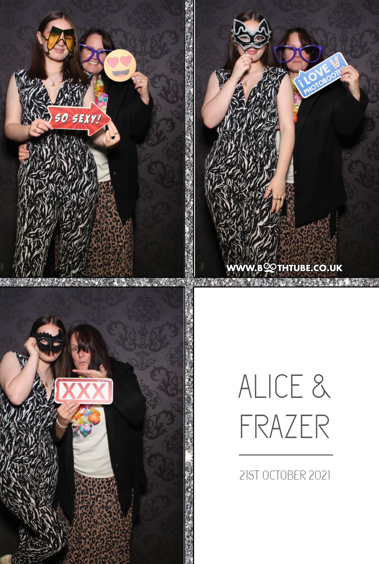 Alice and Frazer | View more photos from the event at gallery.boothtube.co.uk/u/BoothtubeLtd/Alice-and-Frazer