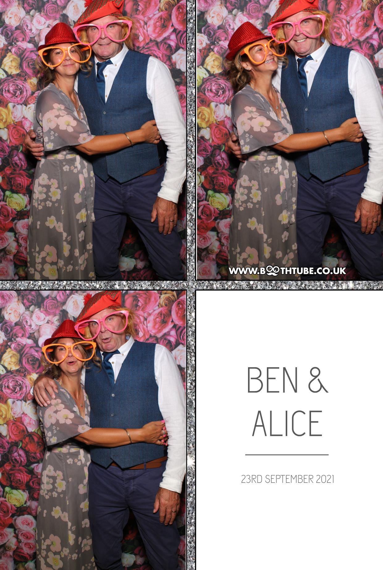 Ben and Alice | View more photos from the event at gallery.boothtube.co.uk/u/BoothtubeLtd/Ben-and-Alice