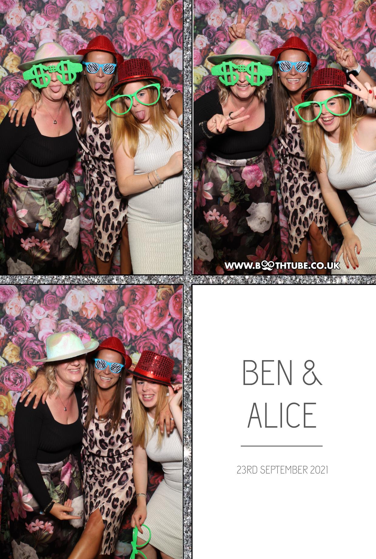 Ben and Alice | View more photos from the event at gallery.boothtube.co.uk/u/BoothtubeLtd/Ben-and-Alice