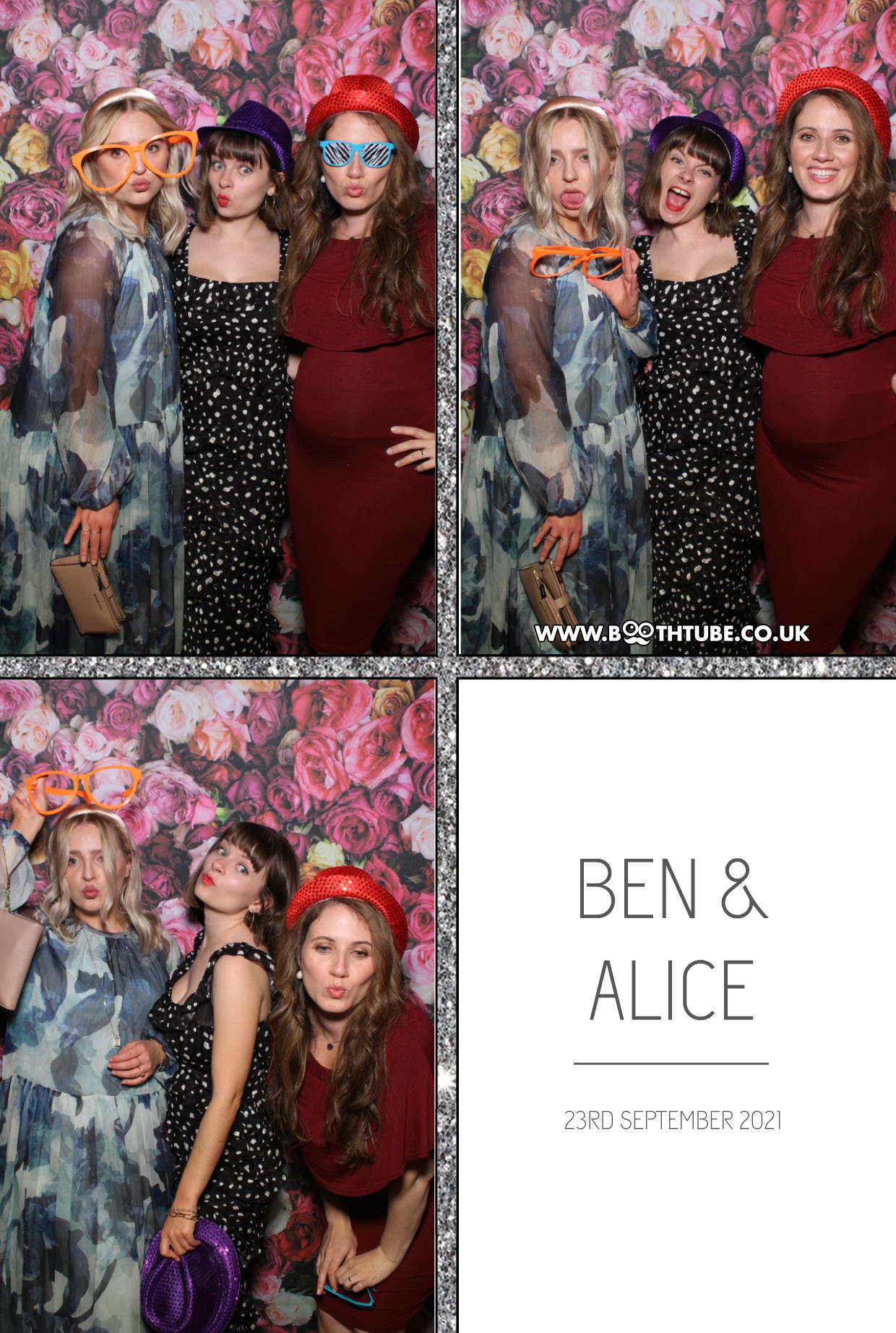 Ben and Alice | View more photos from the event at gallery.boothtube.co.uk/u/BoothtubeLtd/Ben-and-Alice