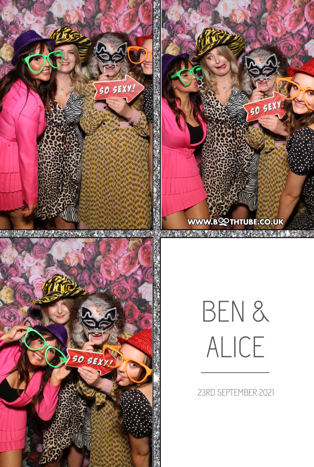 Ben and Alice | View more photos from the event at gallery.boothtube.co.uk/u/BoothtubeLtd/Ben-and-Alice