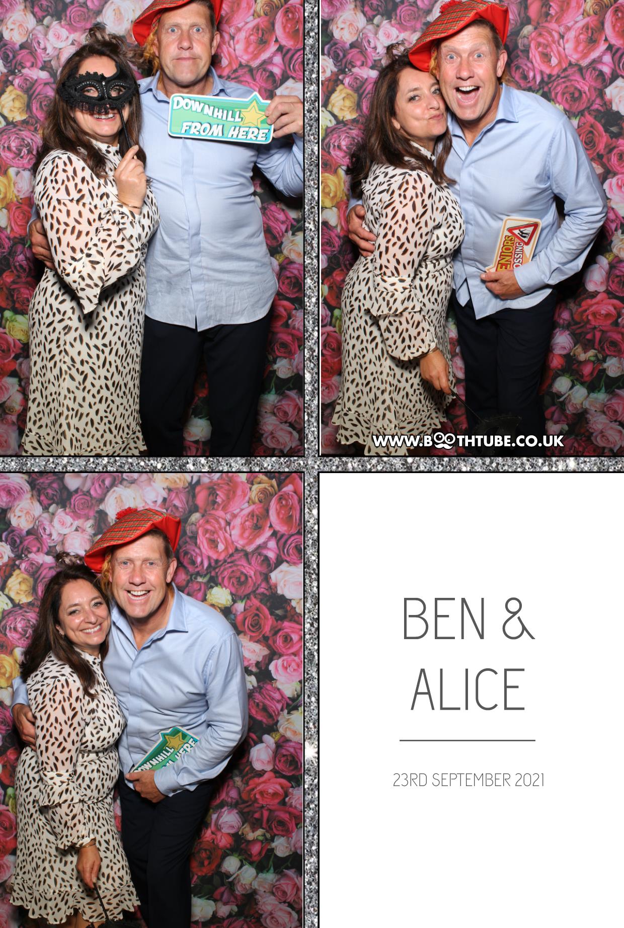 Ben and Alice | View more photos from the event at gallery.boothtube.co.uk/u/BoothtubeLtd/Ben-and-Alice