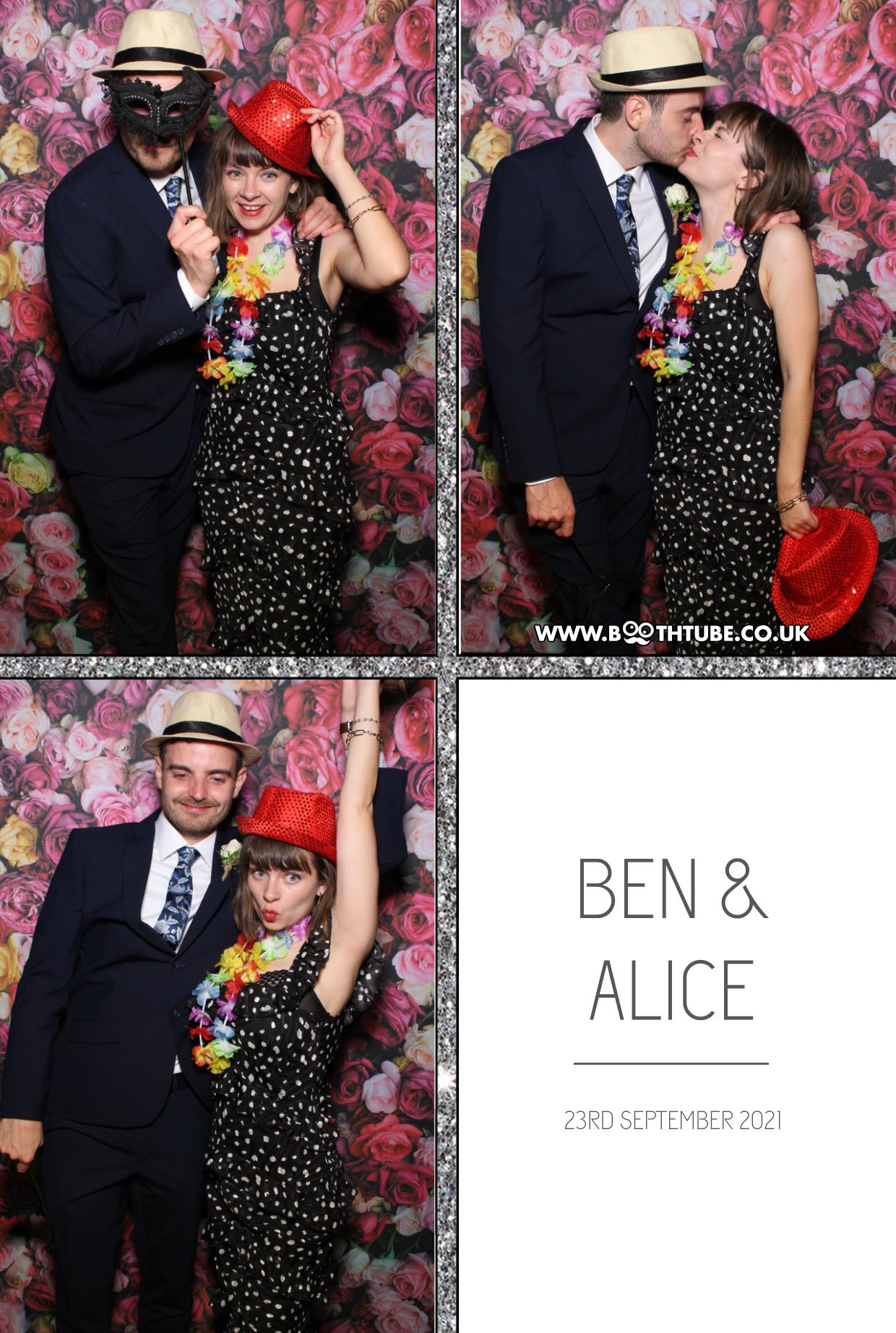 Ben and Alice | View more photos from the event at gallery.boothtube.co.uk/u/BoothtubeLtd/Ben-and-Alice