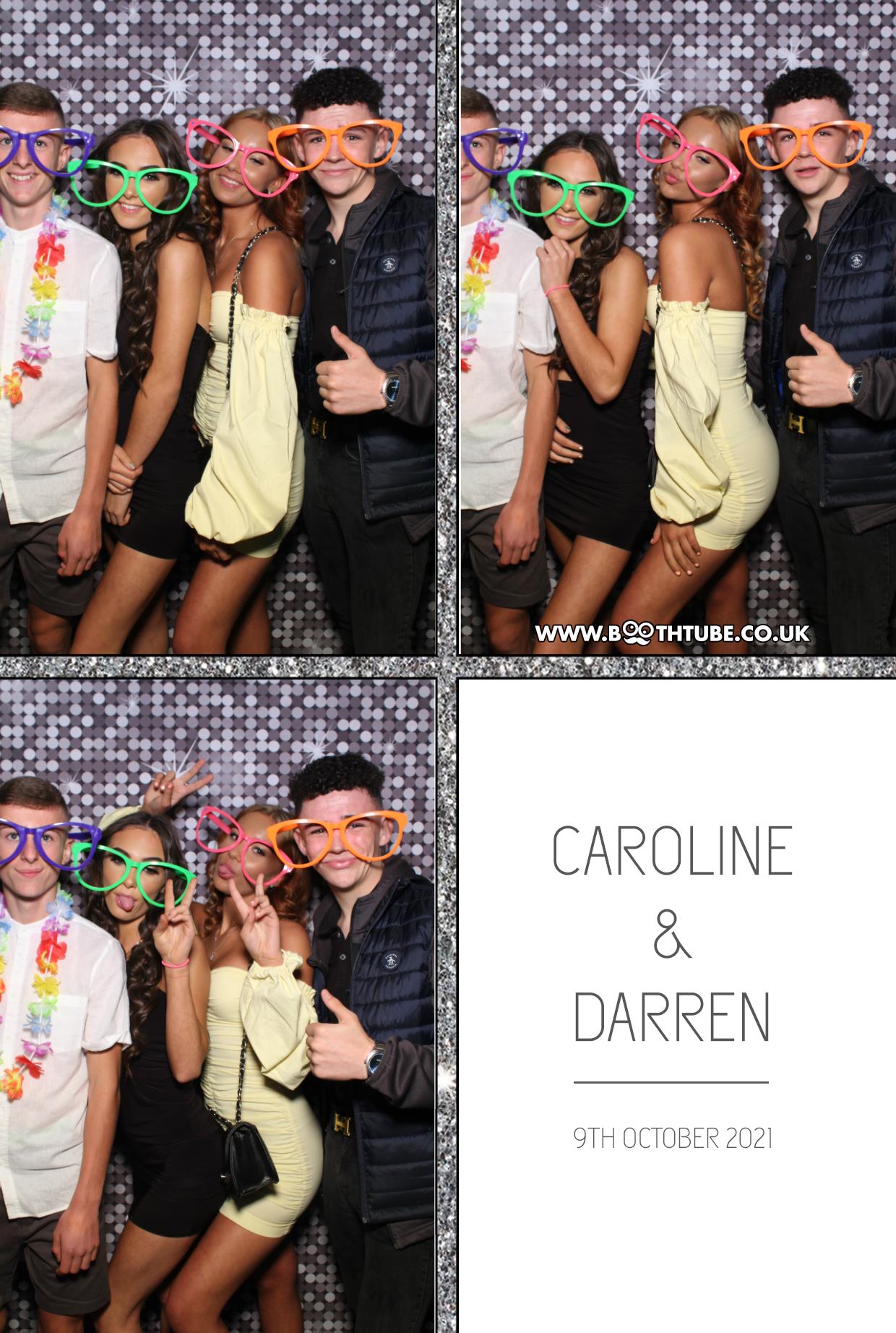 Caroline and Darren | View more photos from the event at gallery.boothtube.co.uk/u/BoothtubeLtd/Caroline-and-Darren