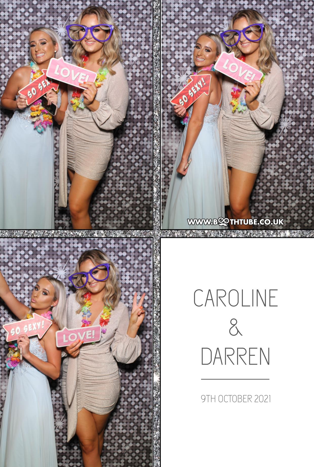 Caroline and Darren | View more photos from the event at gallery.boothtube.co.uk/u/BoothtubeLtd/Caroline-and-Darren