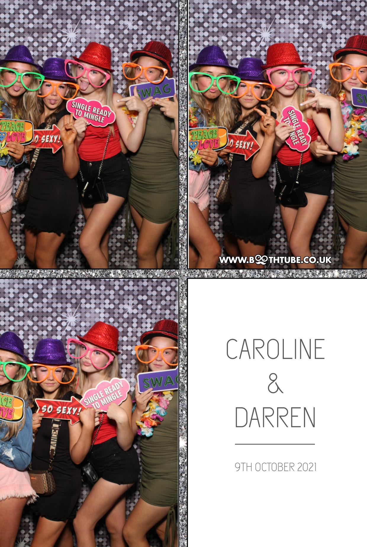 Caroline and Darren | View more photos from the event at gallery.boothtube.co.uk/u/BoothtubeLtd/Caroline-and-Darren