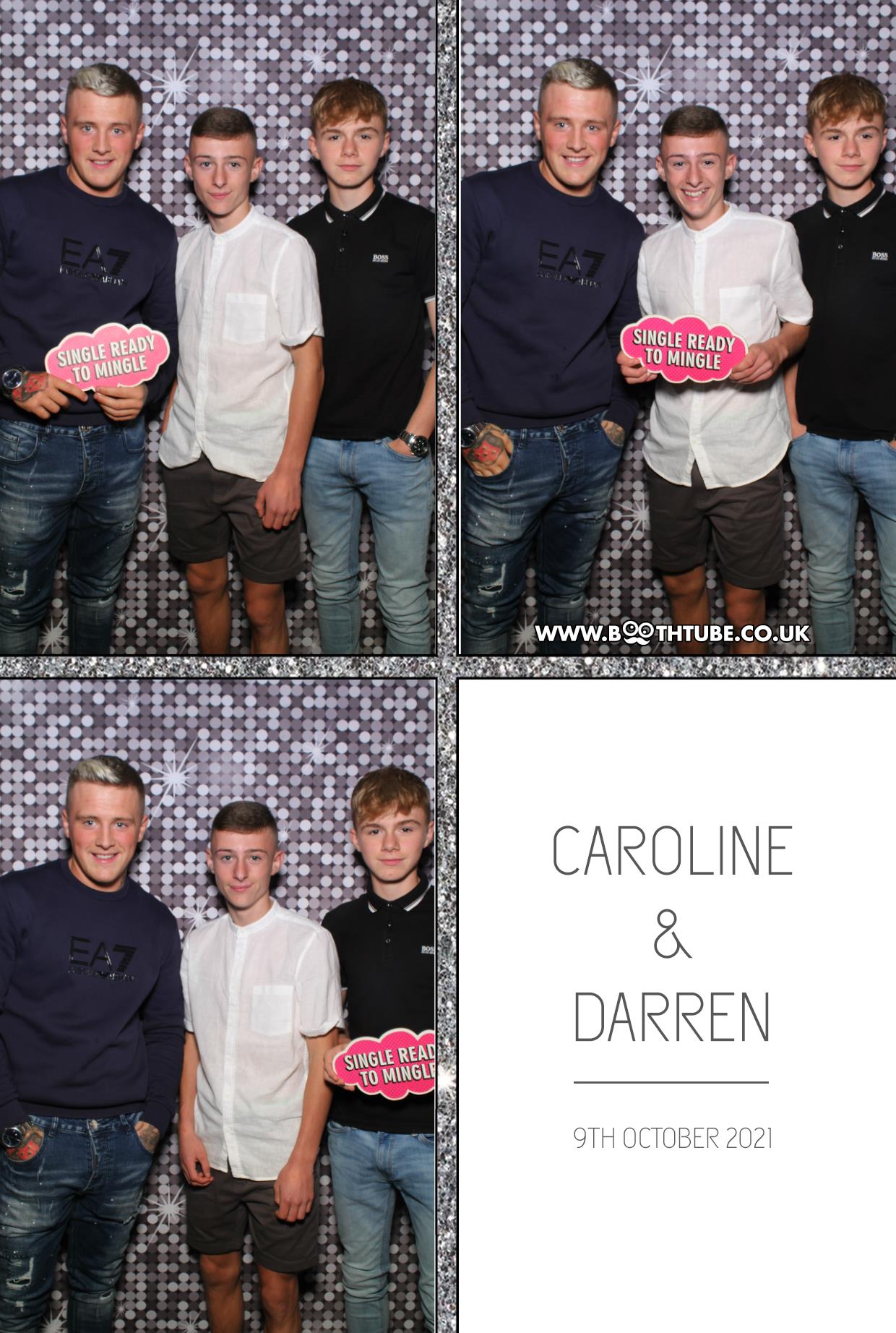 Caroline and Darren | View more photos from the event at gallery.boothtube.co.uk/u/BoothtubeLtd/Caroline-and-Darren