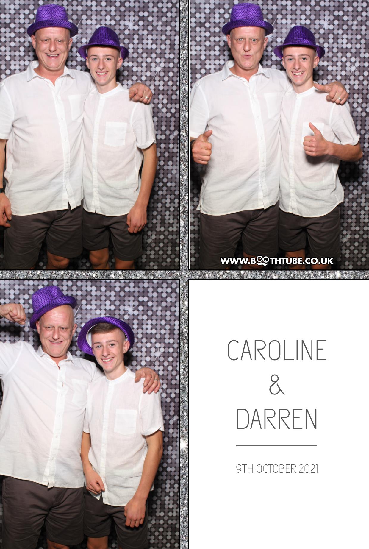 Caroline and Darren | View more photos from the event at gallery.boothtube.co.uk/u/BoothtubeLtd/Caroline-and-Darren