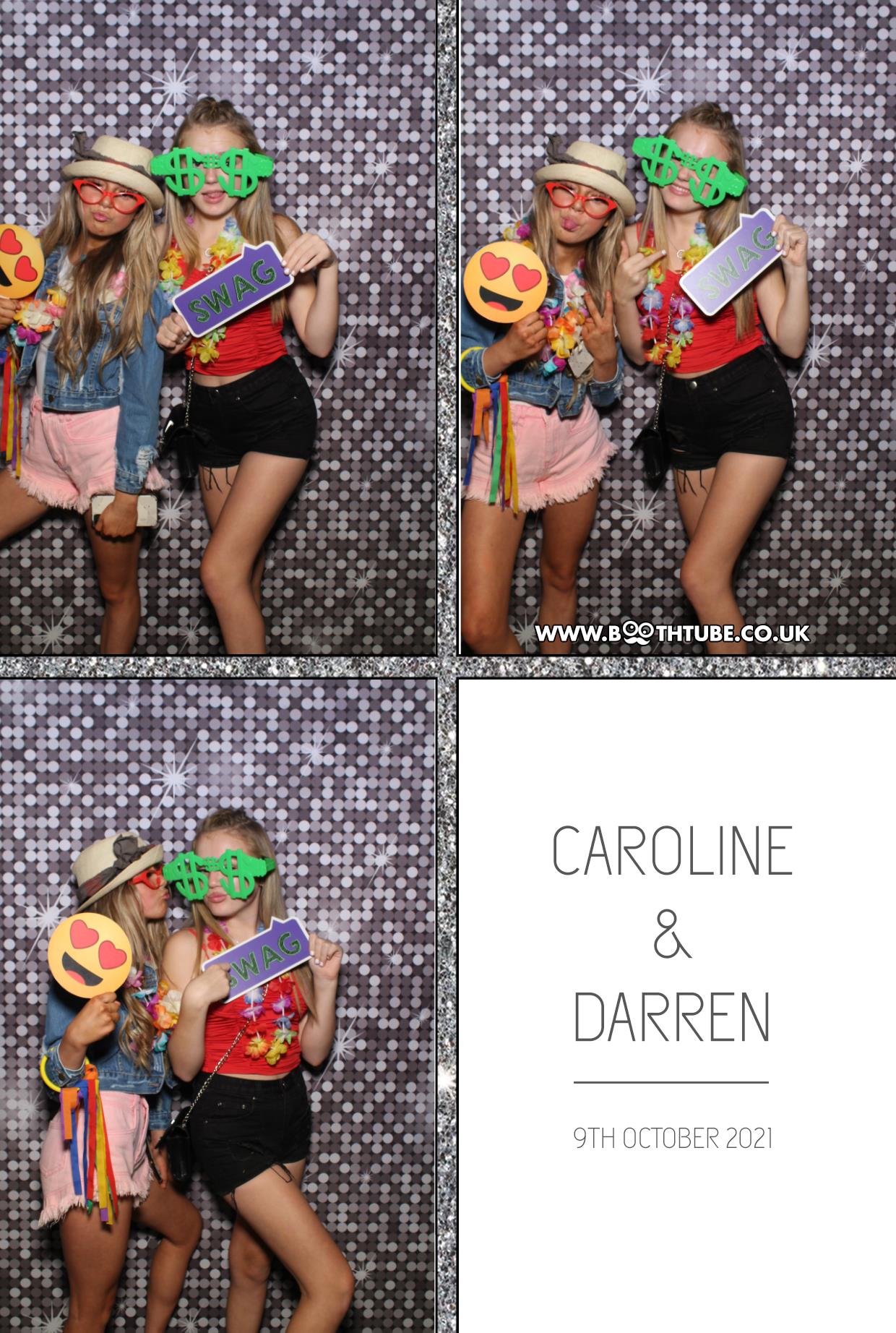 Caroline and Darren | View more photos from the event at gallery.boothtube.co.uk/u/BoothtubeLtd/Caroline-and-Darren