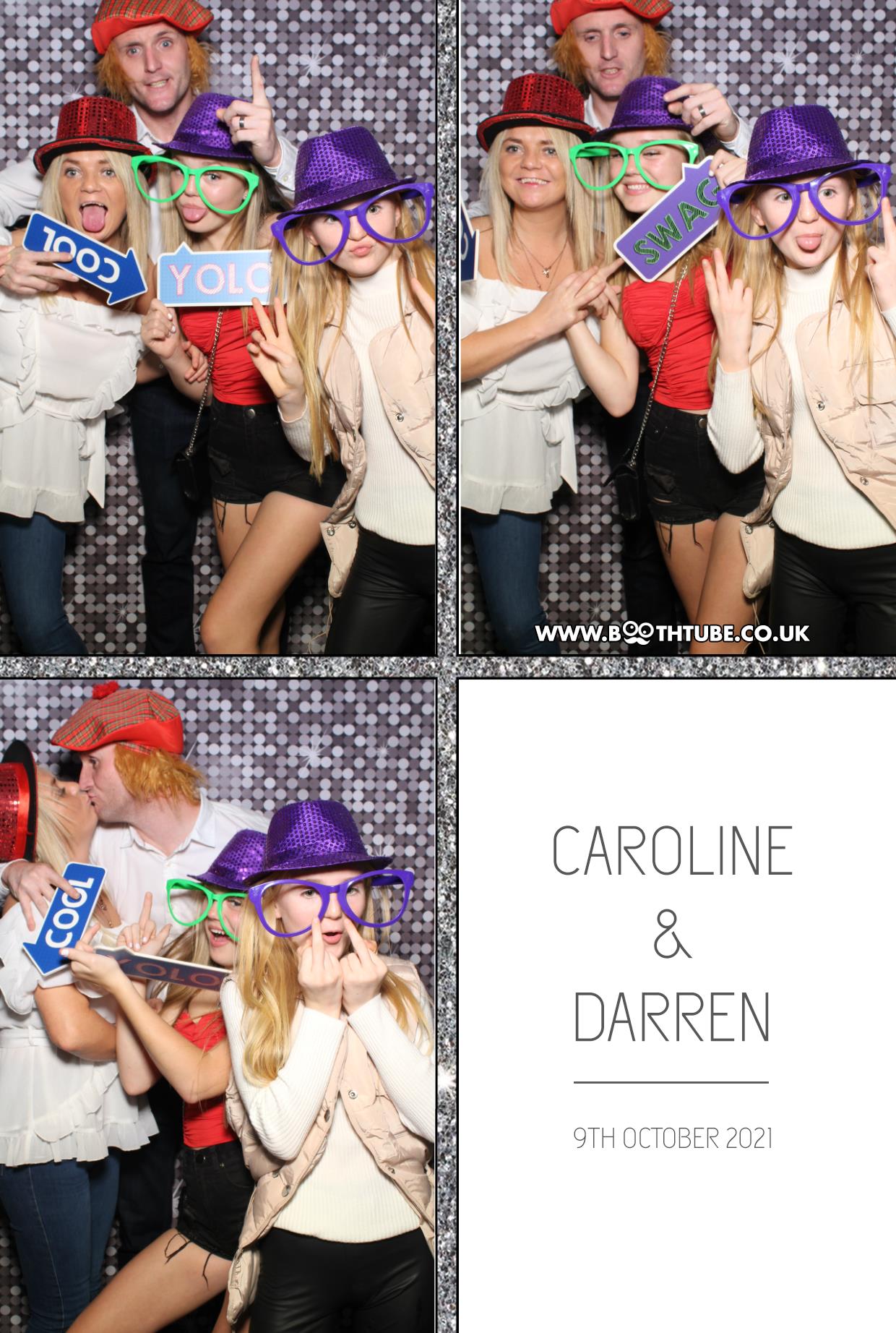 Caroline and Darren | View more photos from the event at gallery.boothtube.co.uk/u/BoothtubeLtd/Caroline-and-Darren